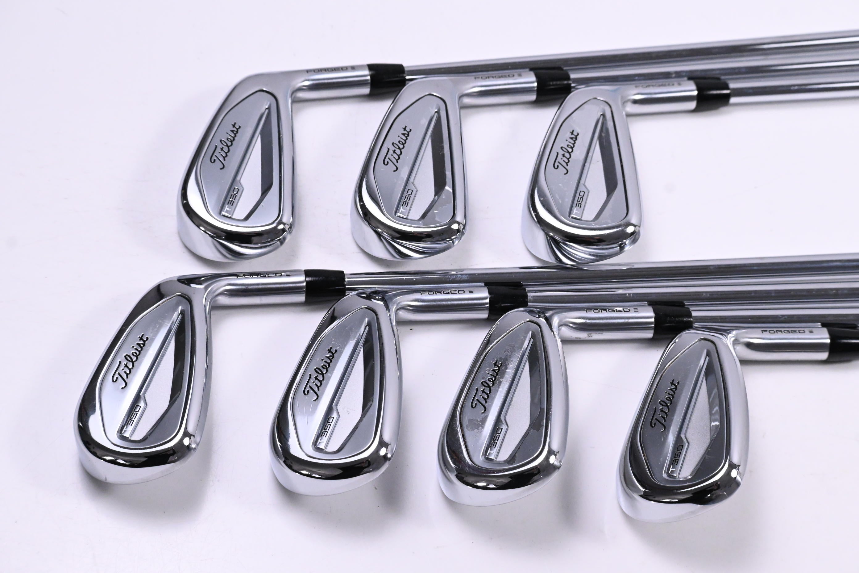 Titleist T350 Irons / 5-PW+48 / Regular Flex Project X LZ 110 Shafts