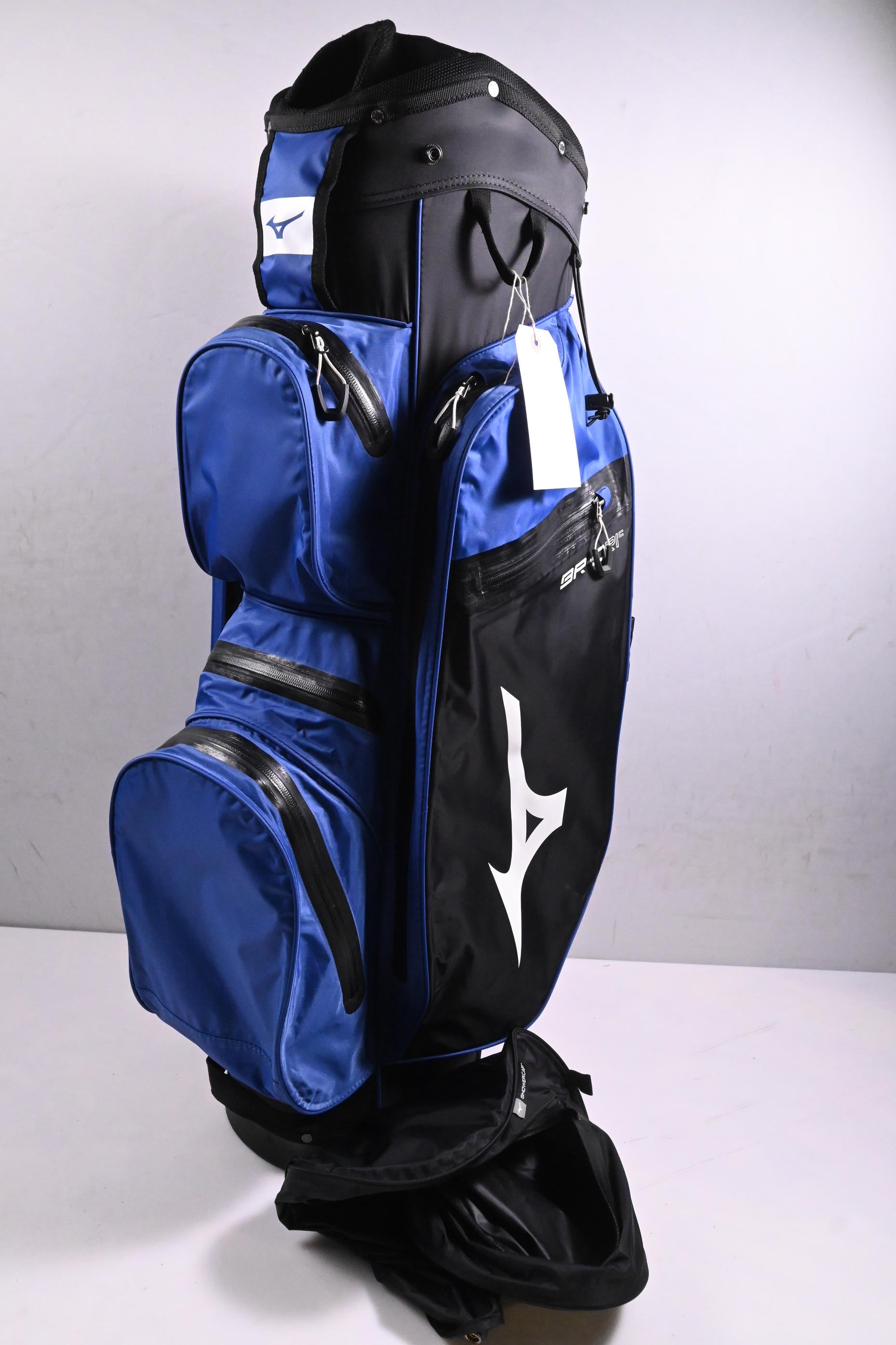 Mizuno BR-DriC Cart Bag / 14-Way Divider / Black, Blue