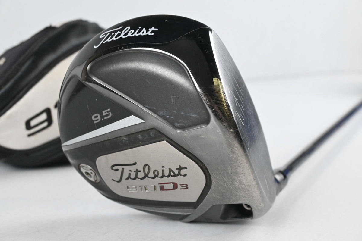 Titleist 910 D3 Driver / 9.5 Degree / Stiff Flex Aldila RIP Phenom 70 Shaft