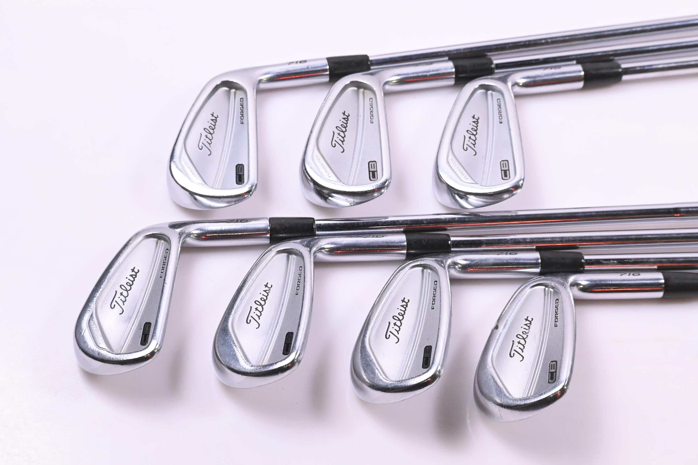 Titleist 716 CB Irons / 4-PW / Stiff Flex Dynamic Gold AMT S300 Shafts