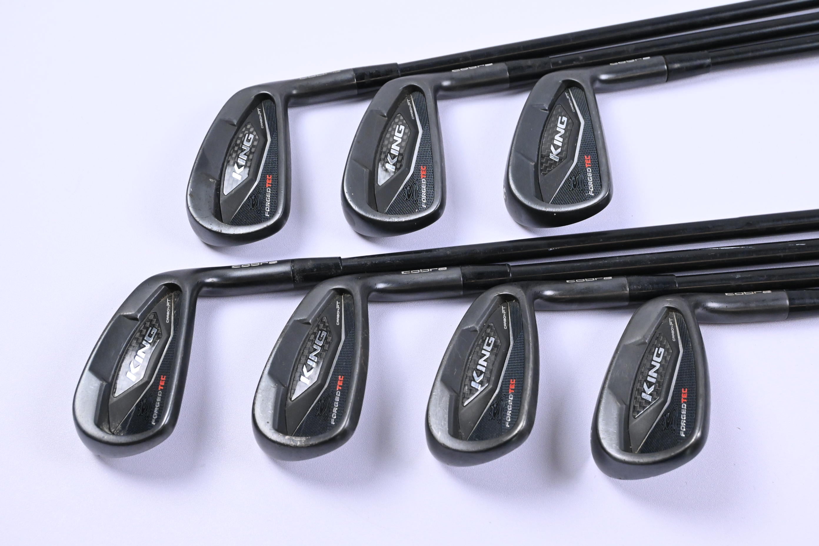 Cobra King Forged Tec Irons / 4-PW / Stiff Flex AMT Tour White S300 (Steel)