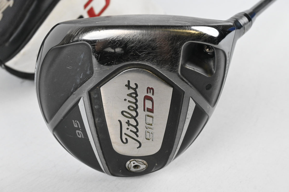 Titleist 910 D3 Driver / 9.5 Degree / Stiff Flex Aldila RIP Phenom 70 Shaft
