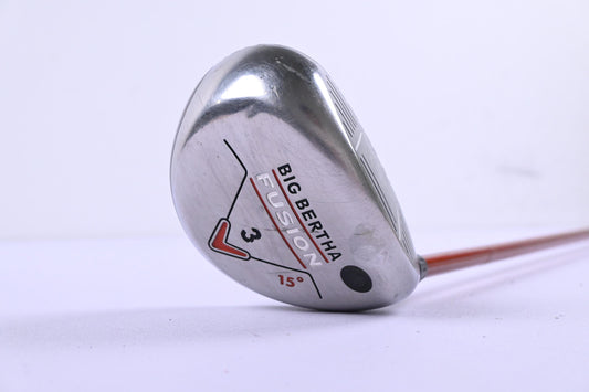 Callaway Big Bertha Fusion #3 Wood / 15 Degree / Stiff Flex Aldila NVS 55 Shaft