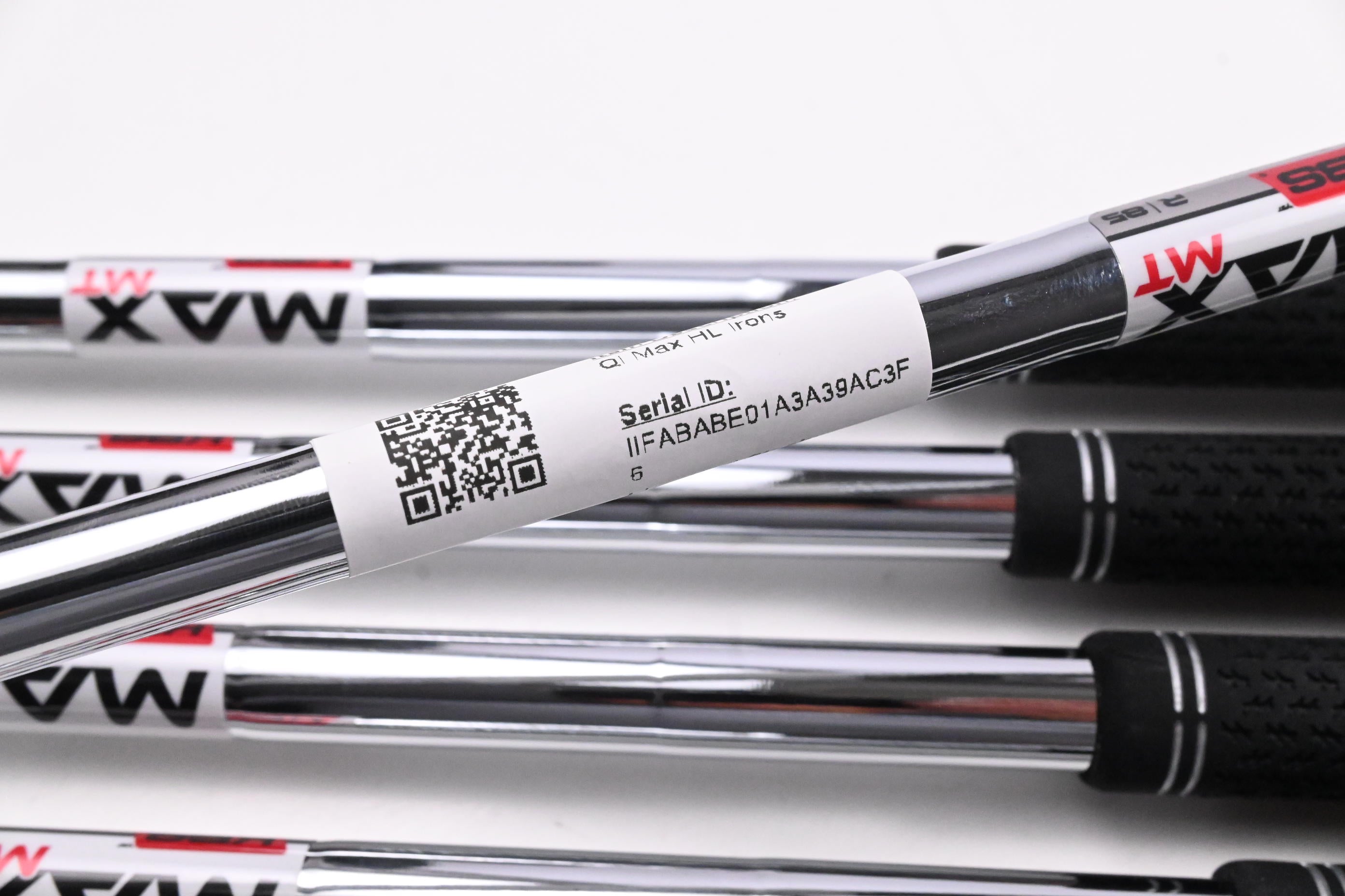 Taylormade Qi Max HL Irons / 5-PW+SW / Regular Flex KBS MAX MT 85 Shafts