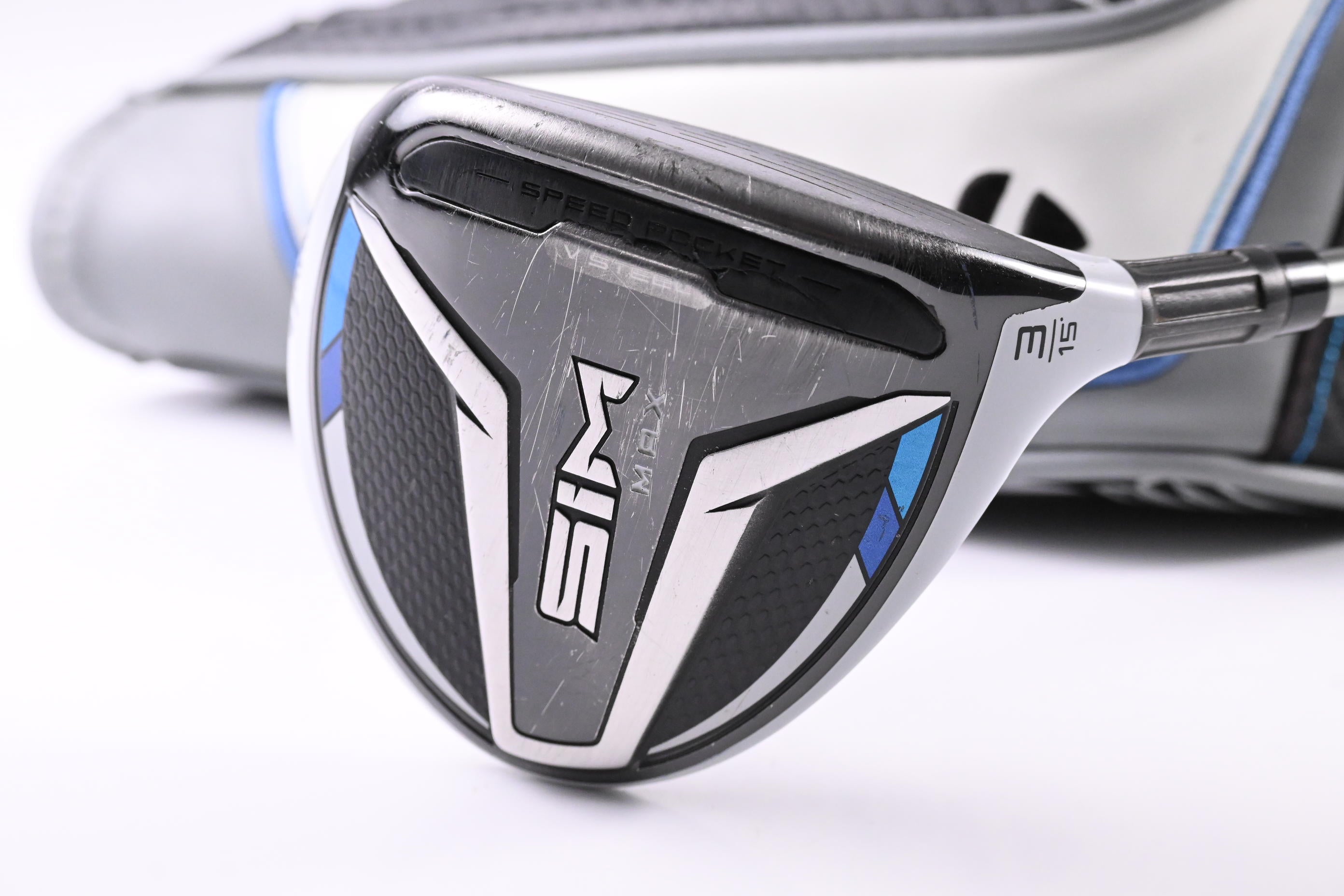 Taylormade SIM Max #3 Wood / 15 Degree / Stiff Flex Helium 5 Shaft