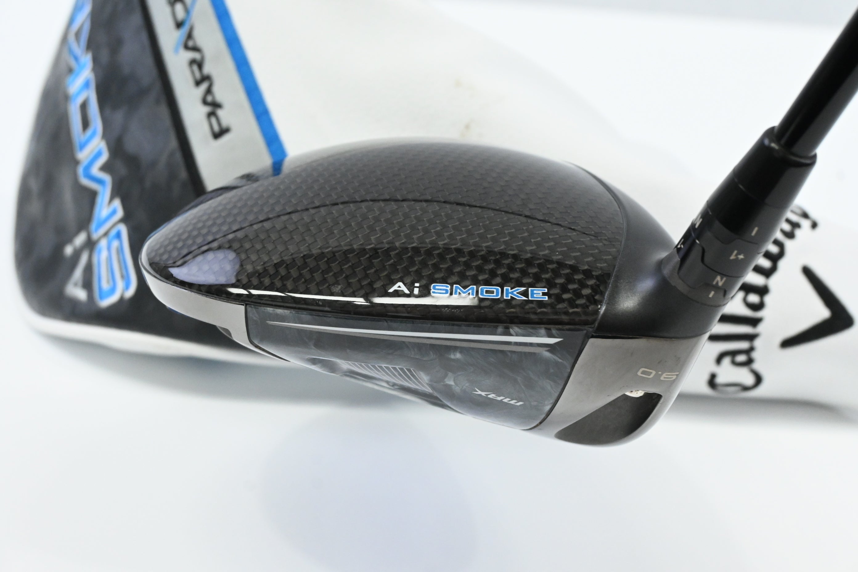 Left Hand Callaway Paradym Ai Smoke Max Driver / 9 Degree / X-Flex Ventus Black