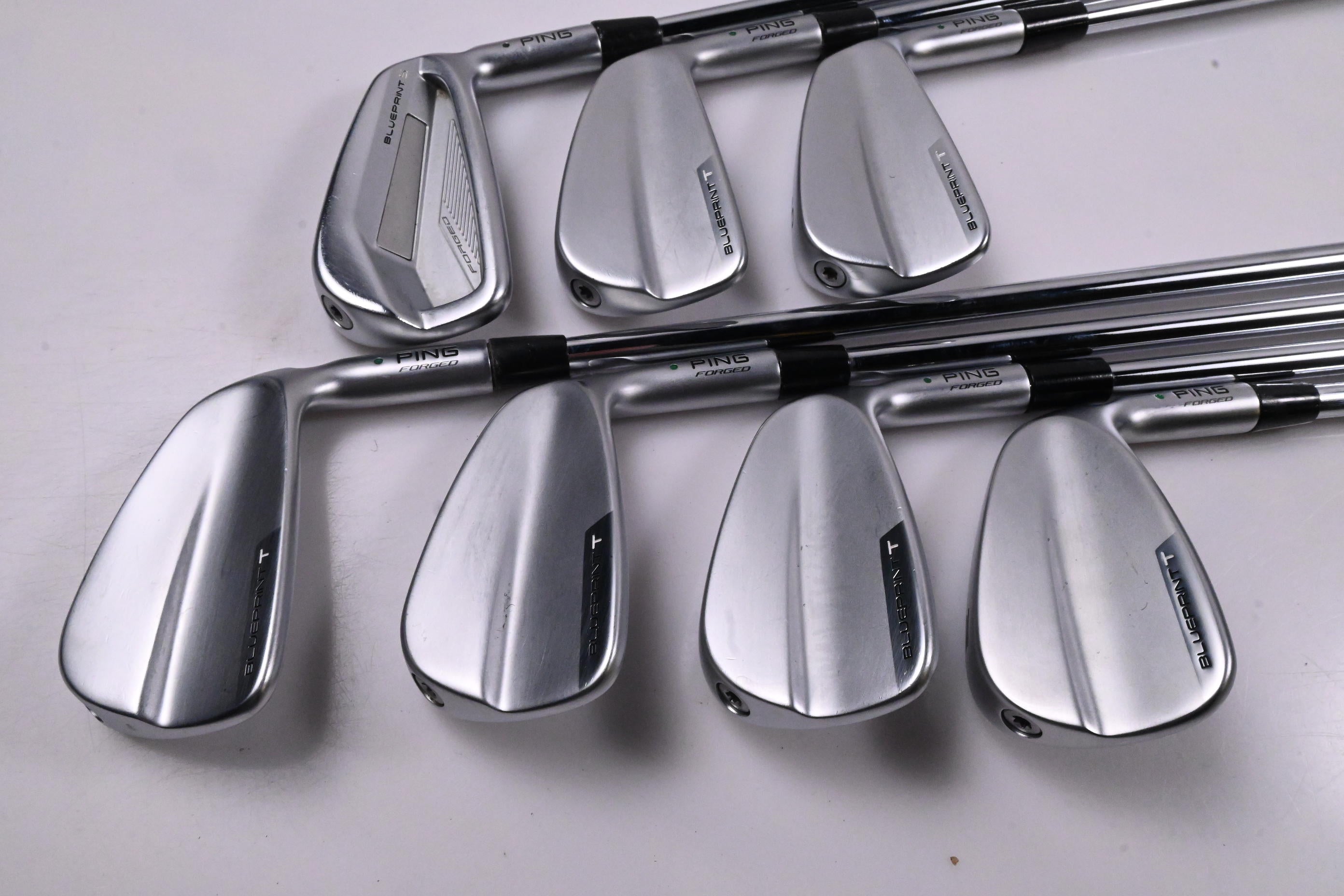 Ping Blueprint S/T Irons / 4-PW / Green Dot / X-Flex Project X LZ 125 Shafts