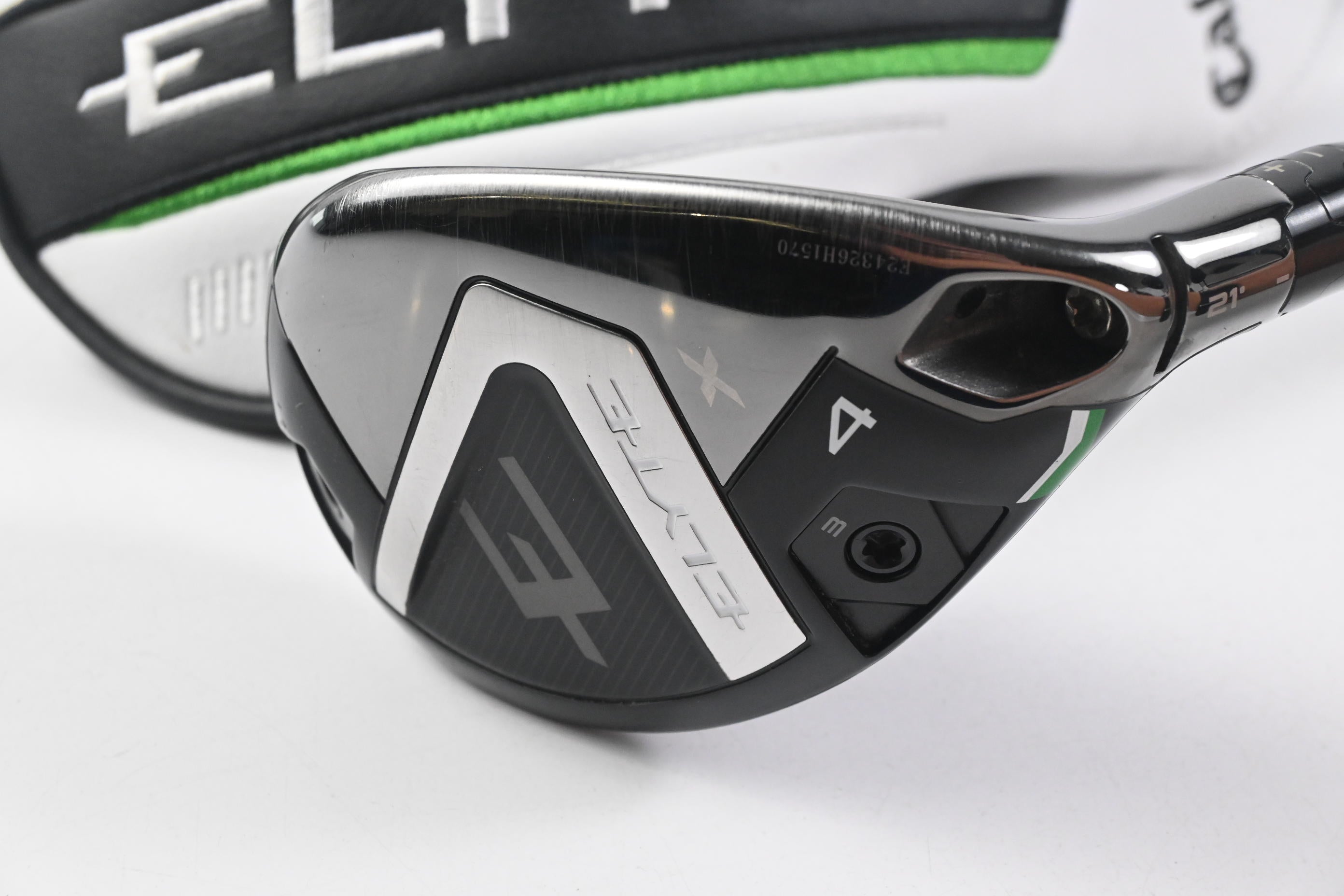 Callaway Elyte X #4 Hybrid / 21 Degree / Regular Flex Denali Charcoal 60 Shaft