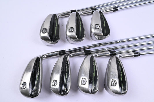Wilson Launch Pad 2022 Irons / 5-PW+SW / Stiff Flex KBS Tour 120 Shafts