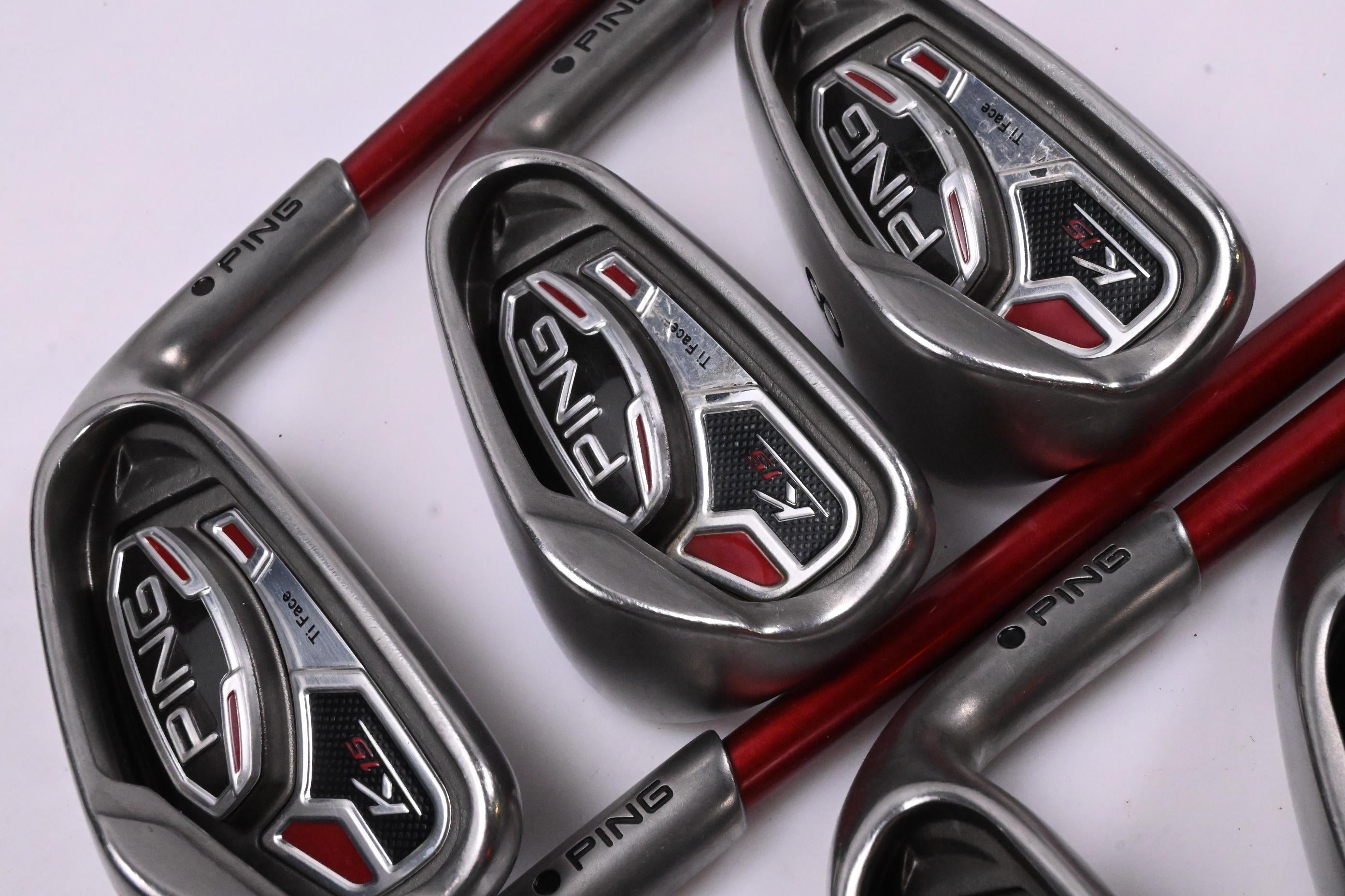 Ping K15 Irons / 6-PW+SW / Black Dot / Regular Flex Ping TFC 149 Shafts