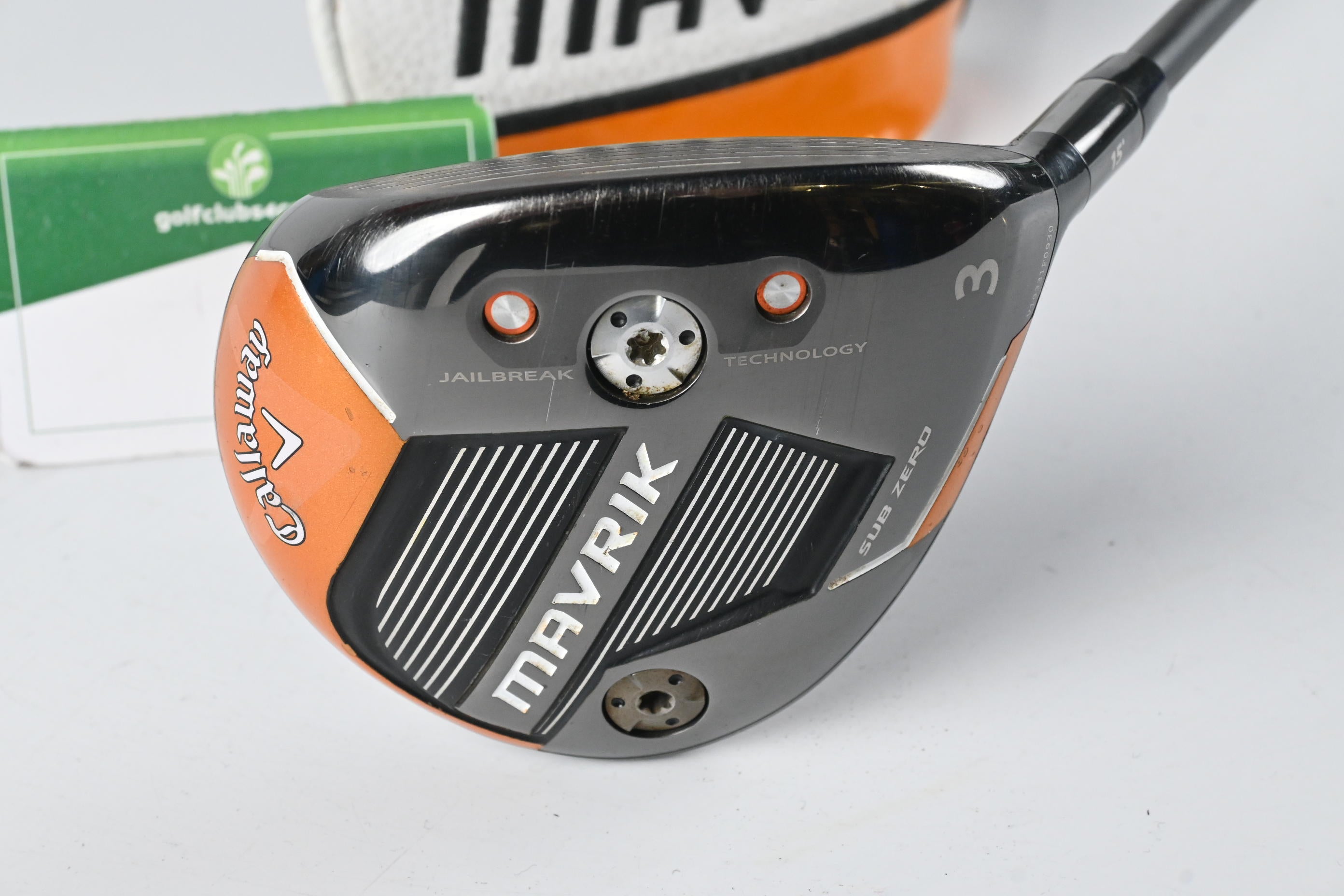 Callaway Mavrik Sub Zero #3 Wood / 15 Degree / Stiff Flex Aldila Rogue 130 MSI
