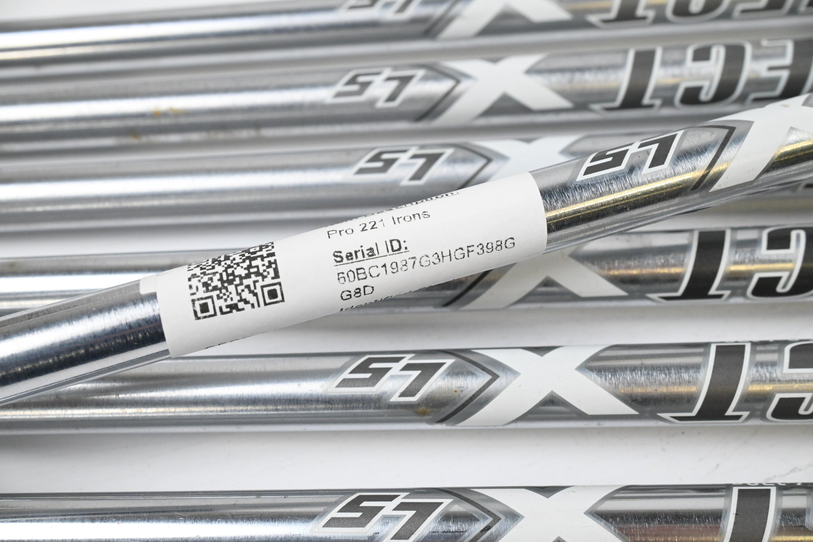 Mizuno Pro 221 Irons / 4-PW / Stiff Flex Project X LS 120 Shafts