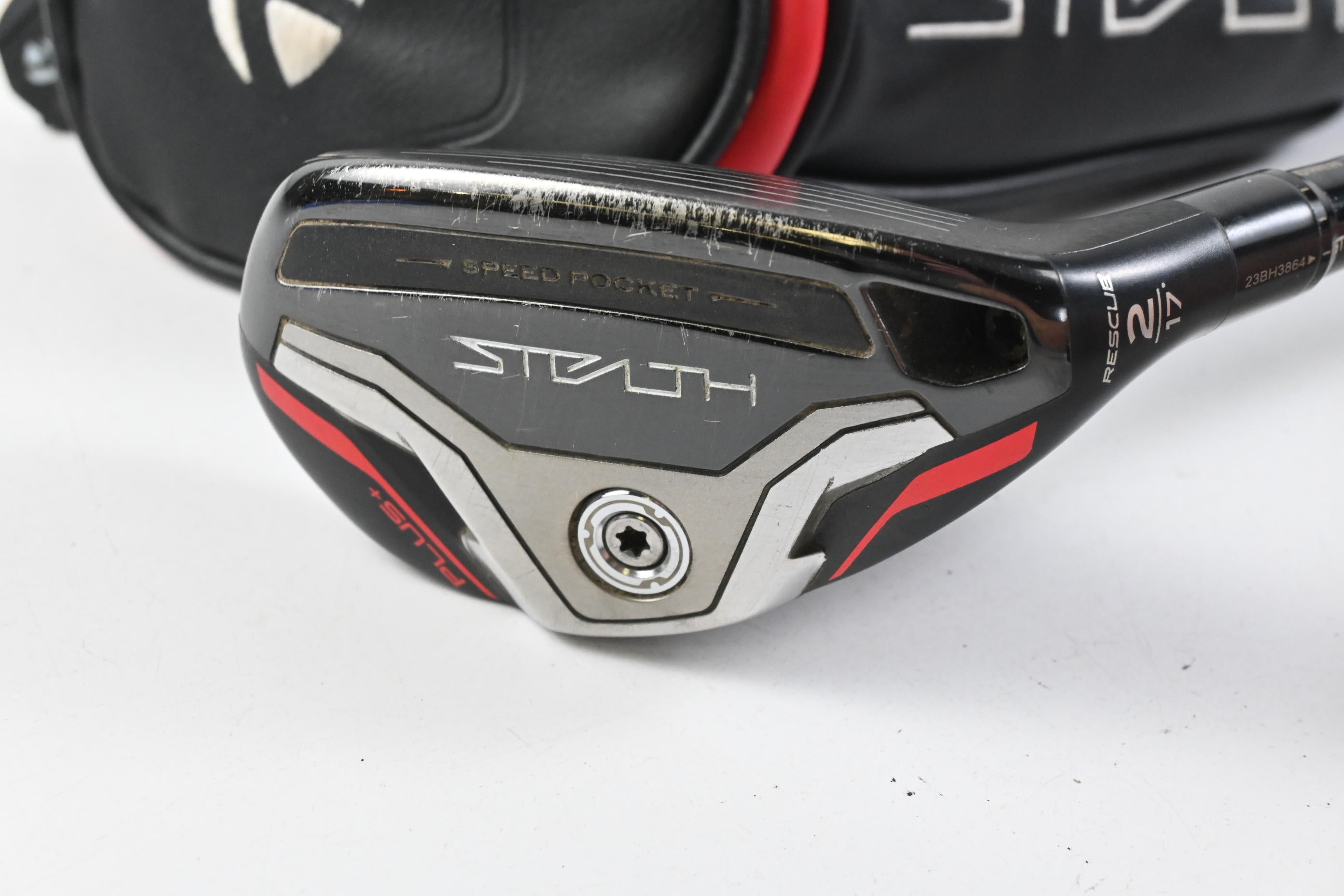 Taylormade Stealth Plus #2 Hybrid / 17 Degree / Stiff Flex HZRDUS Smoke Red RDX
