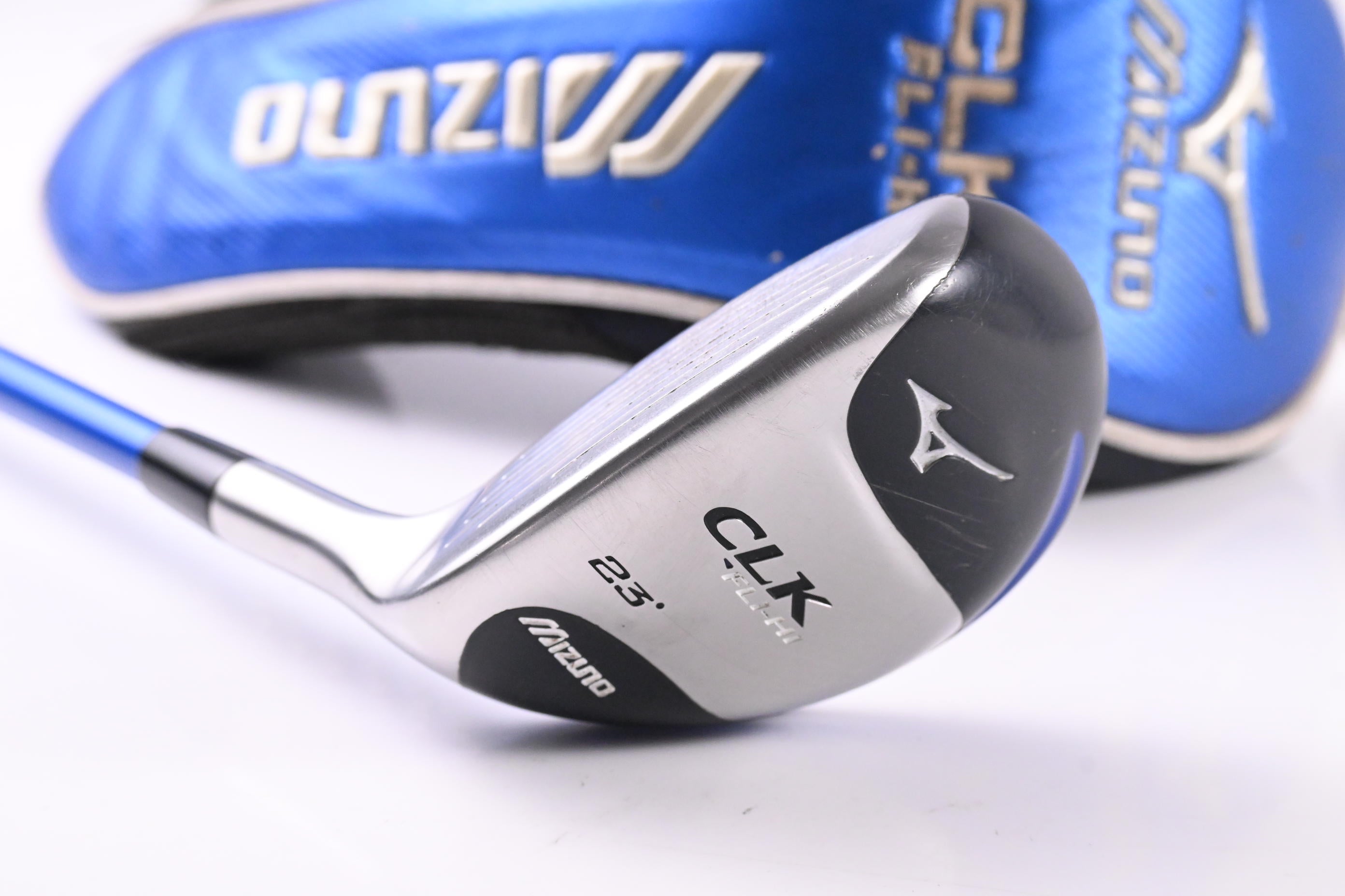 Left Hand Mizuno CLK Fli-Hi #5 Hybrid / 23 Degree / Regular Flex Mizuno Exsar 70