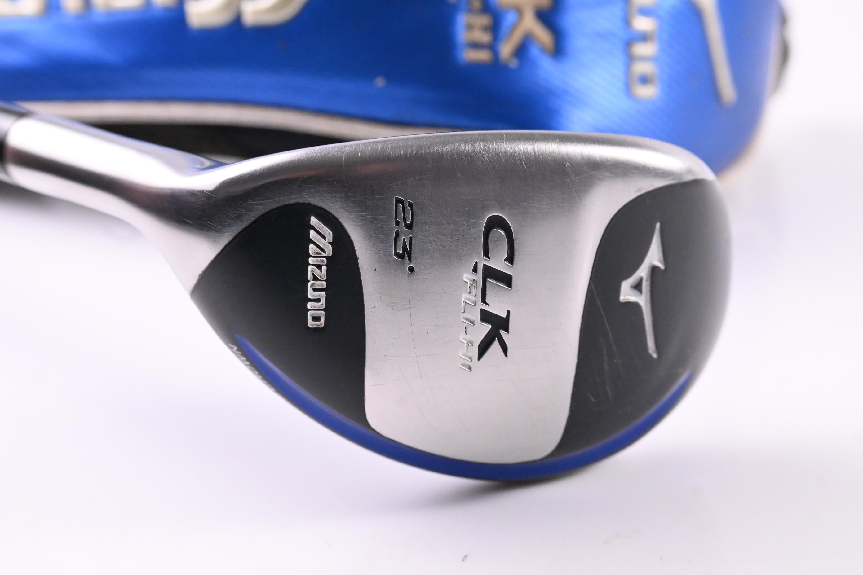 Left Hand Mizuno CLK Fli-Hi #5 Hybrid / 23 Degree / Regular Flex Mizuno Exsar 70