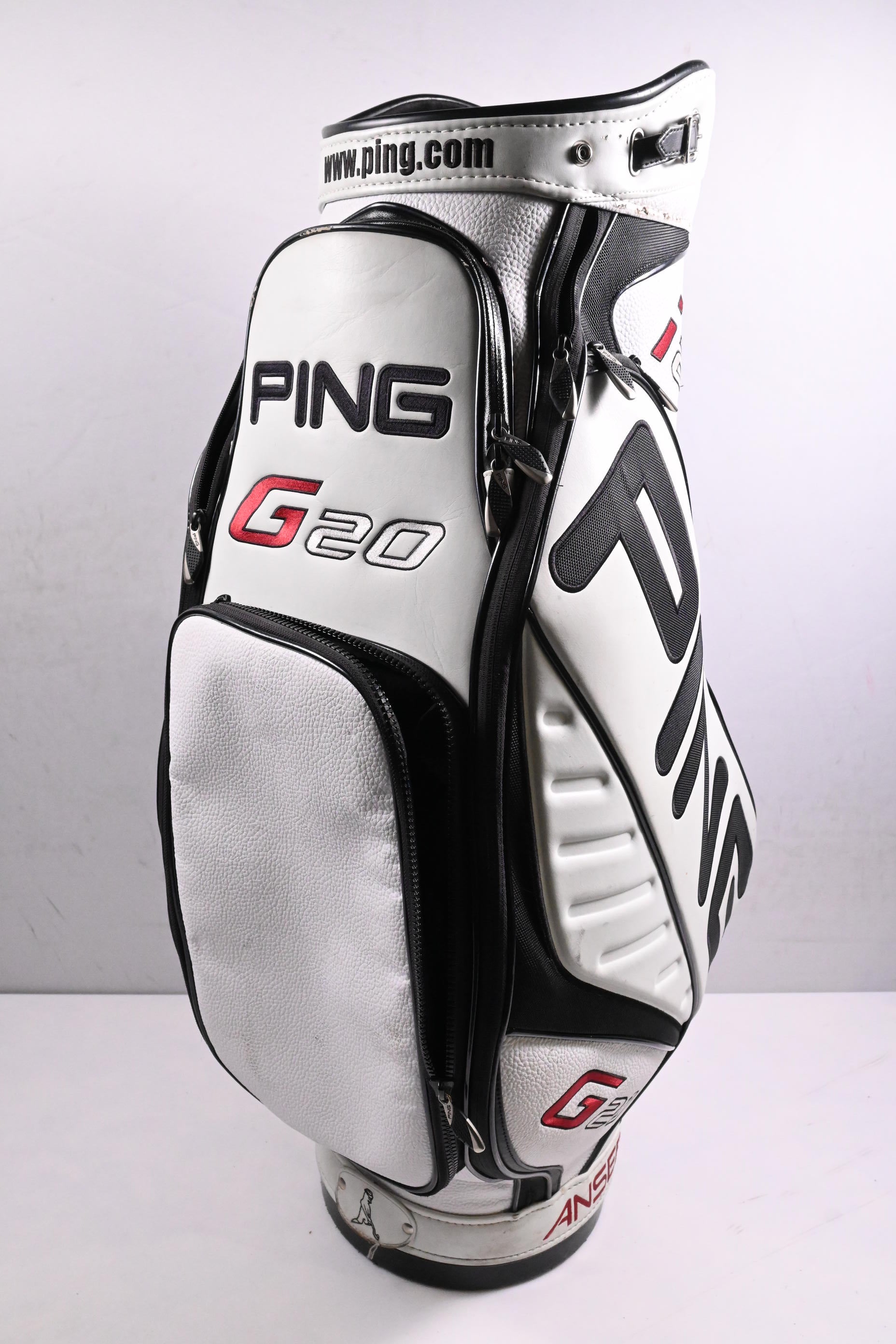 Ping G20 Tour Bag / 6-Way Divider / White, Black