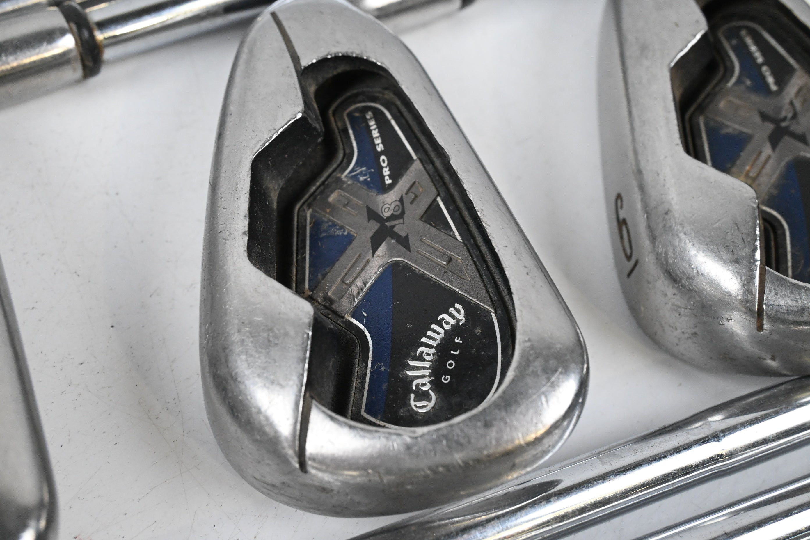 Callaway X-18 Pro Series Irons / 3-PW+SW / Stiff Flex Dynamic Gold Shafts