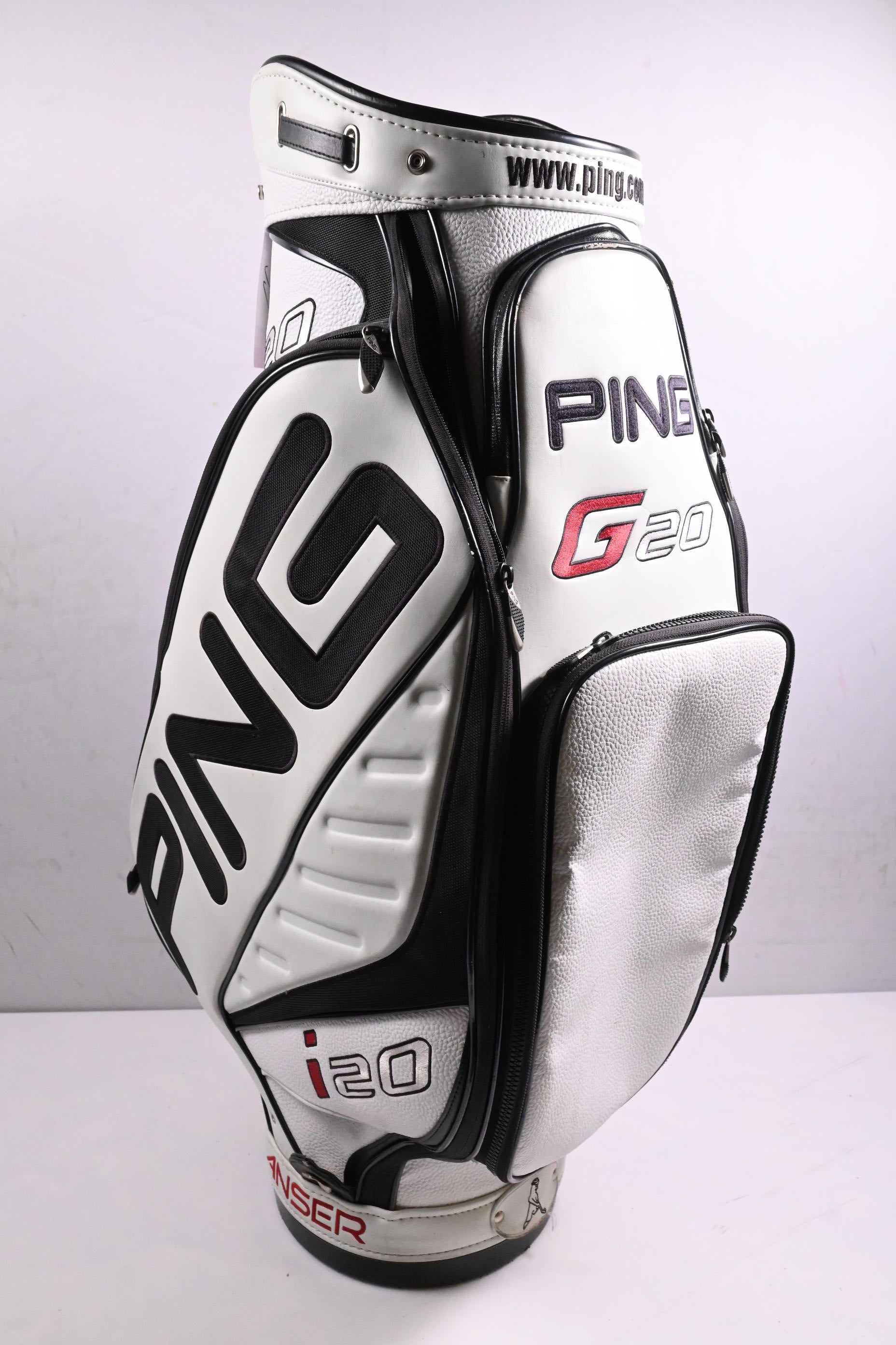 Ping G20 Tour Bag / 6-Way Divider / White, Black