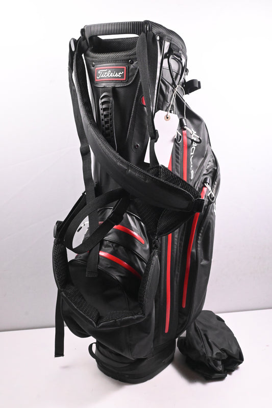 Titleist StaDry Stand Bag / 4-Way Divider / Black, Red