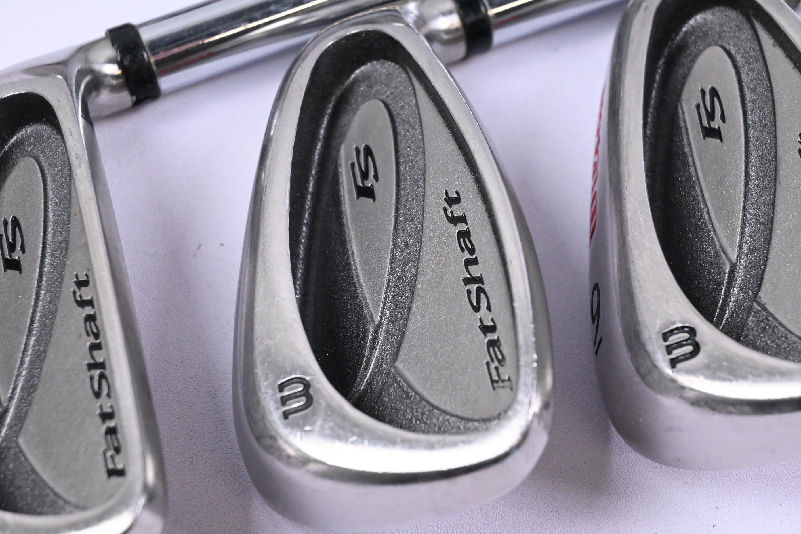 Wilson Fat Shaft Irons / 3-PW+SW / Regular Flex Fat Shaft Platinum Shafts