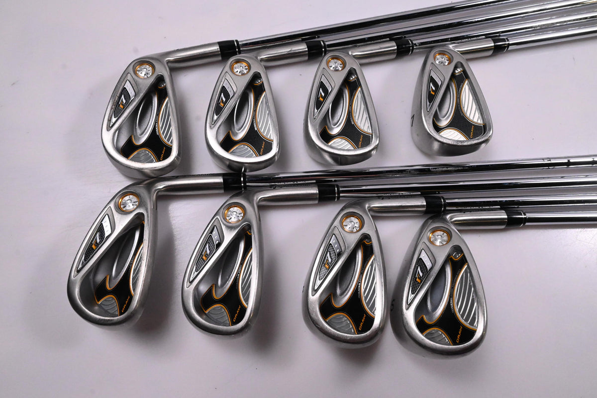 Taylormade R7 Draw Irons / 4-PW+SW / Regular Flex Taylormade T-Step 90 Shafts