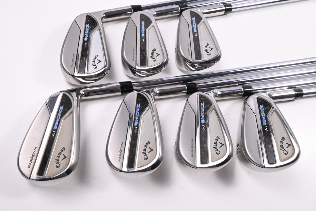 Callaway Paradym Ai Smoke Irons / 5-PW+GW / Stiff Flex Elevate MPH 95 Shafts
