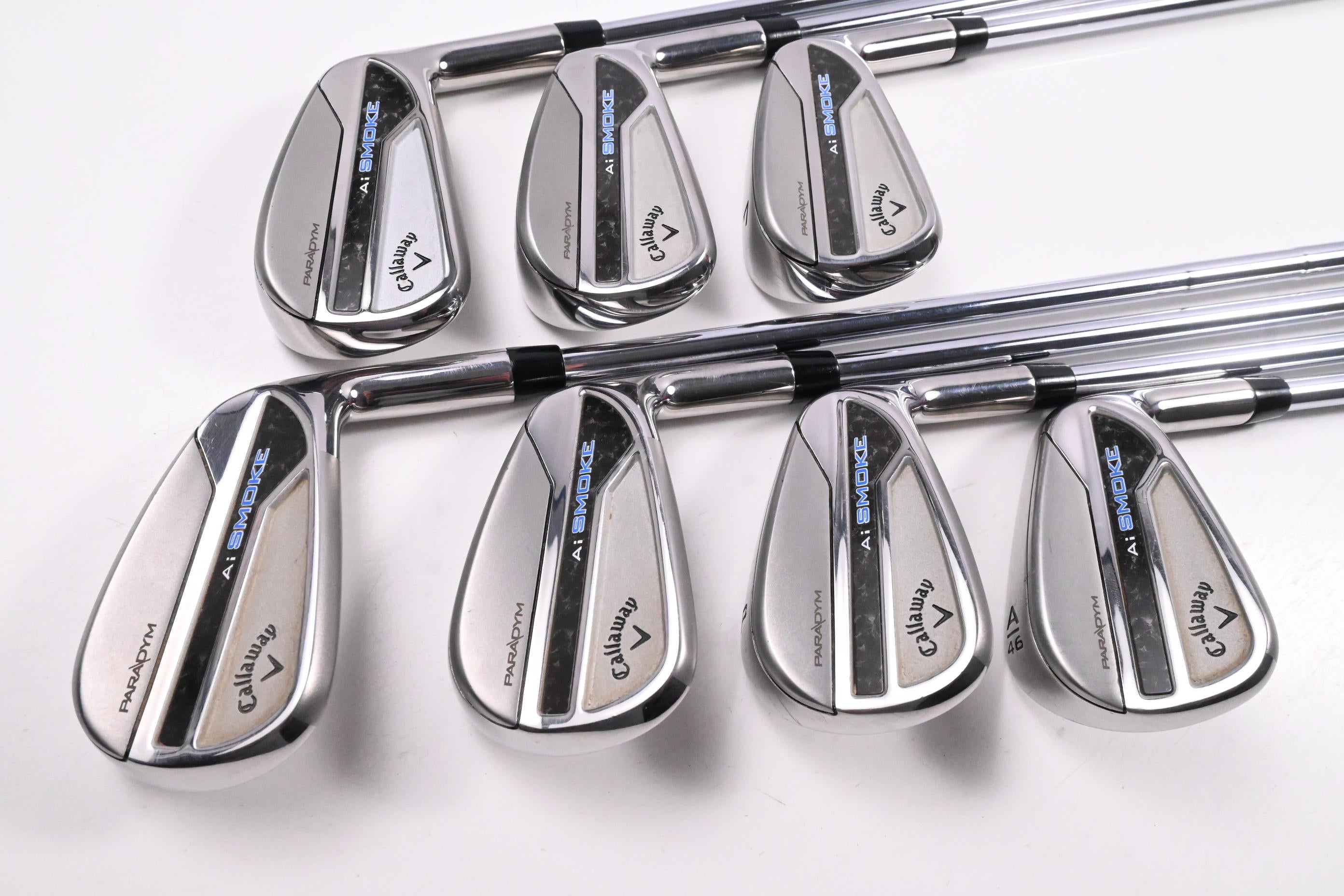 Callaway Paradym Ai Smoke Irons / 5-PW+GW / Stiff Flex Elevate MPH 95 Shafts