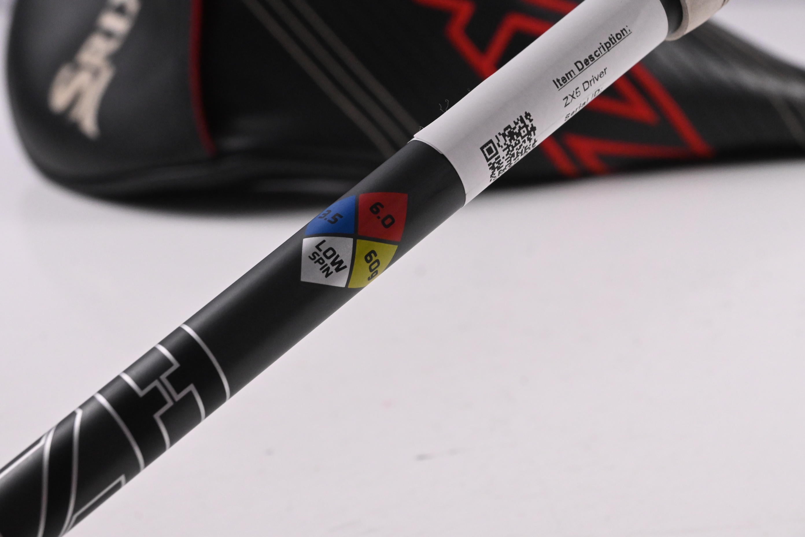Srixon ZX5 Driver / 9.5 Degree / Stiff Flex HZRDUS Smoke Black 60 Shaft