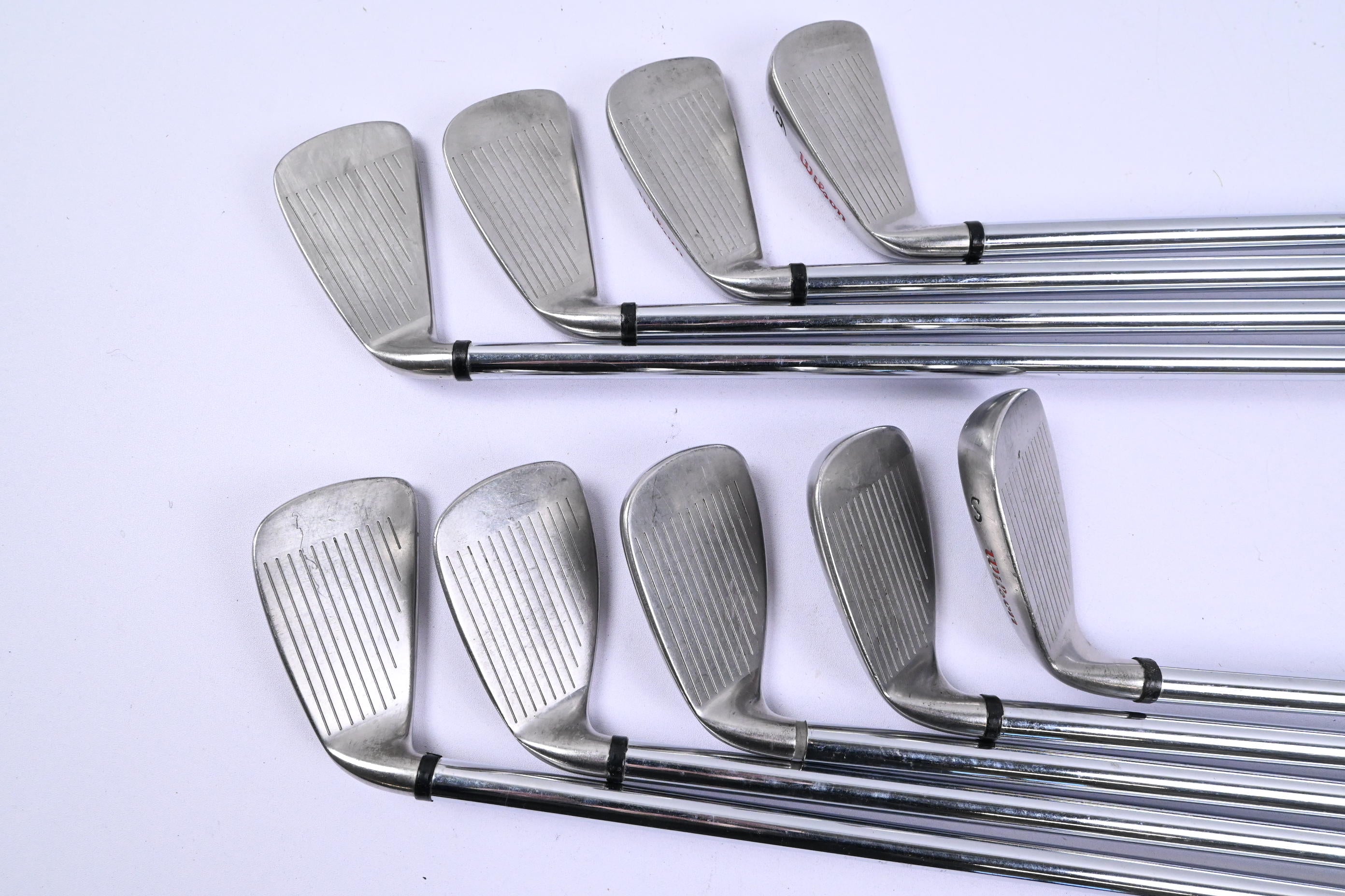 Wilson Fat Shaft Irons / 3-PW+SW / Regular Flex Fat Shaft Platinum Shafts