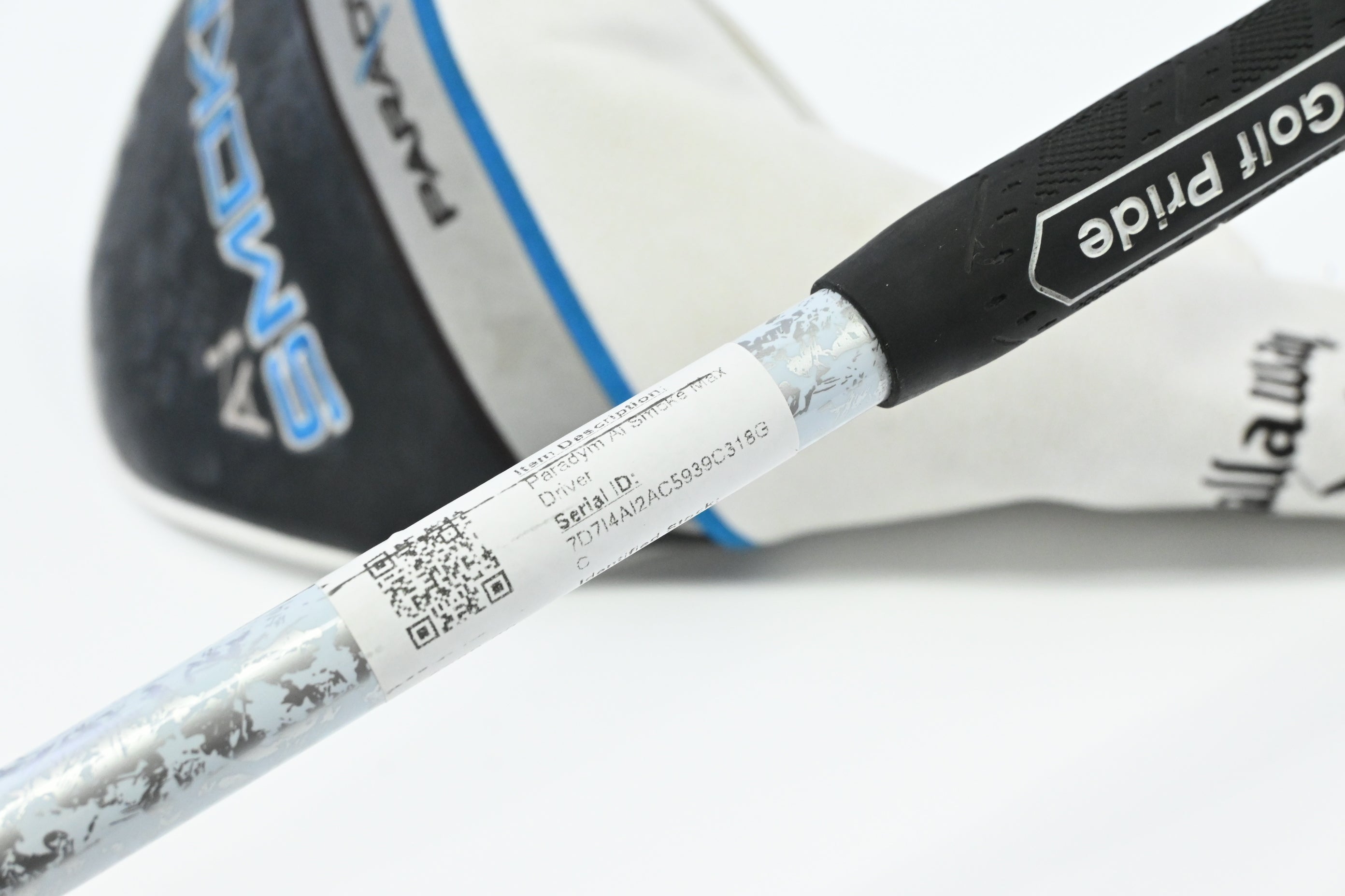 Callaway Paradym Ai Smoke Max Driver / 9 Degree / X-Flex Denali Black 60 Shaft