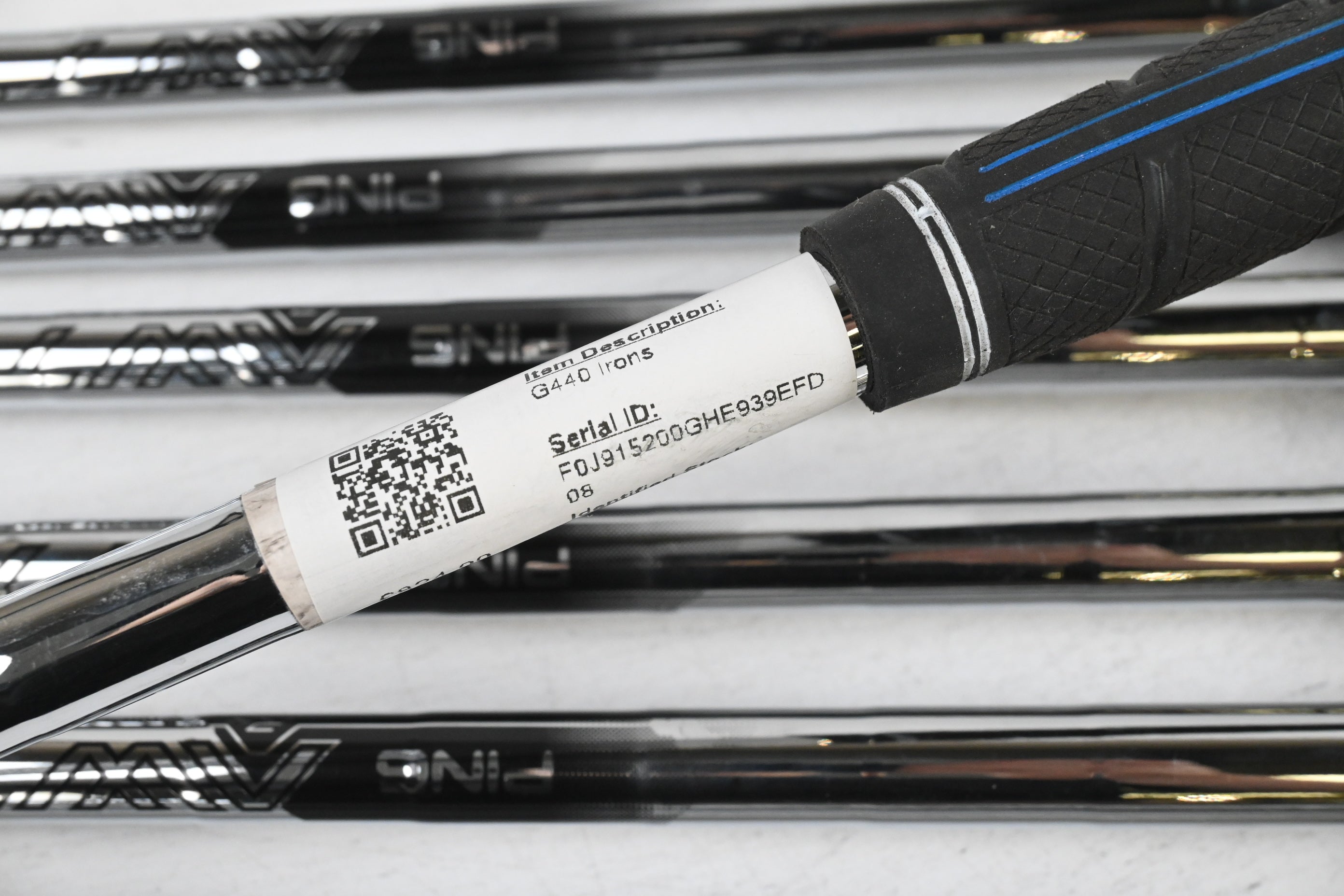 Ping G440 Irons / 5-PW+GW / Black Dot / Regular Flex Ping AWT 3.0 Shafts