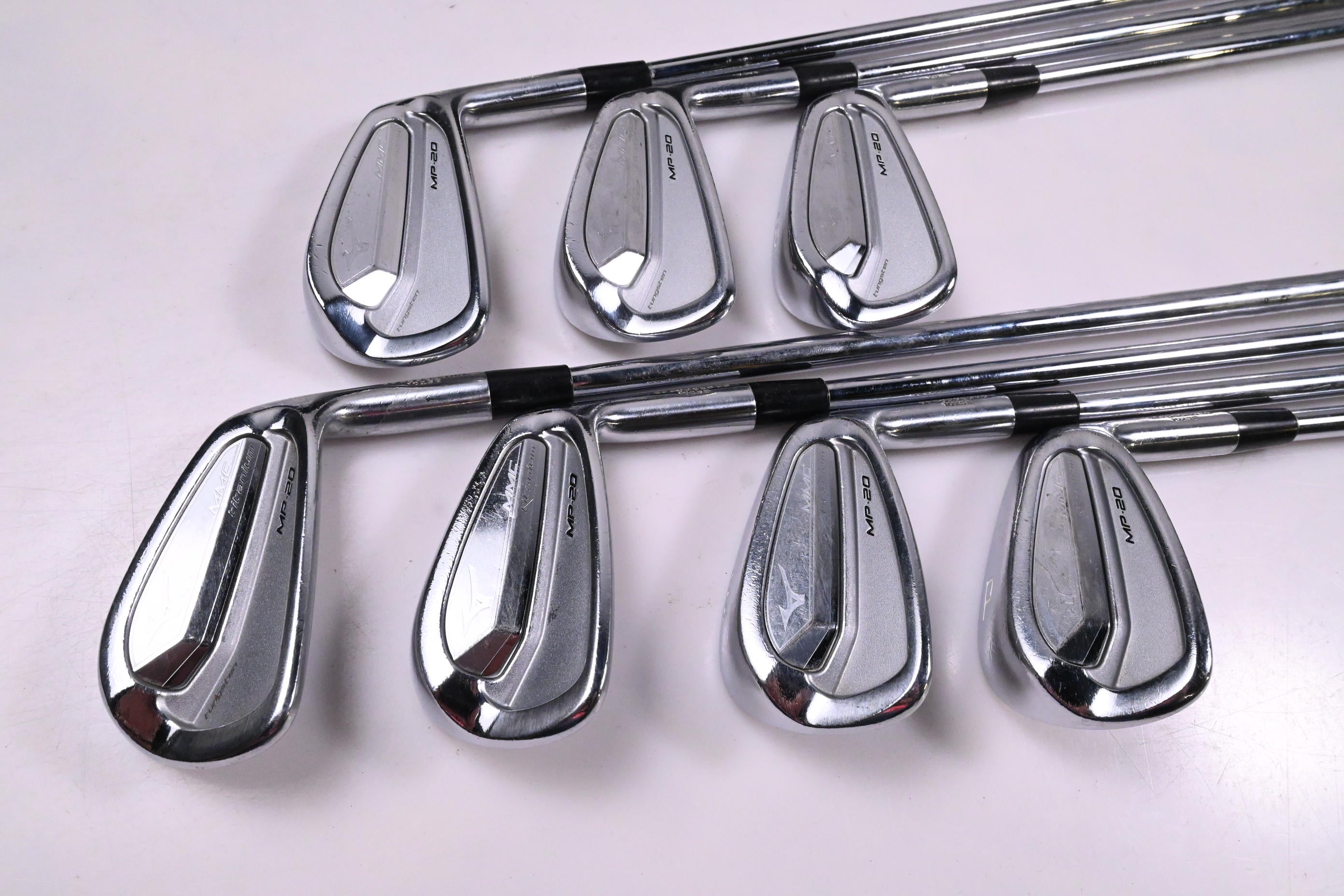 Mizuno MP-20 MMC Irons / 4-PW / Stiff Flex KBS $-Taper 120 Shafts