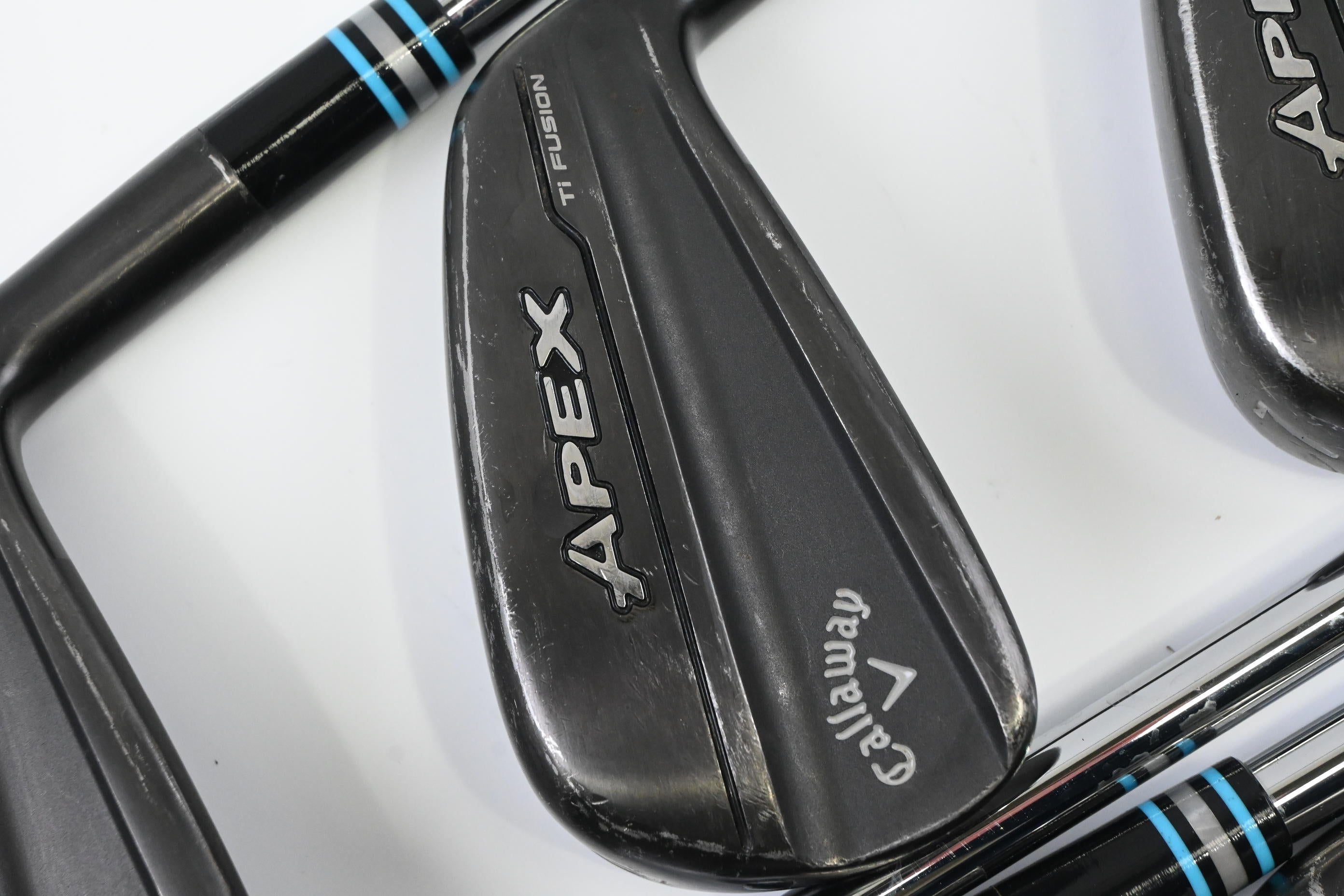 Callaway Apex Ti Fusion Irons / 5-PW+AW / Regular Flex Project X Rifle 100