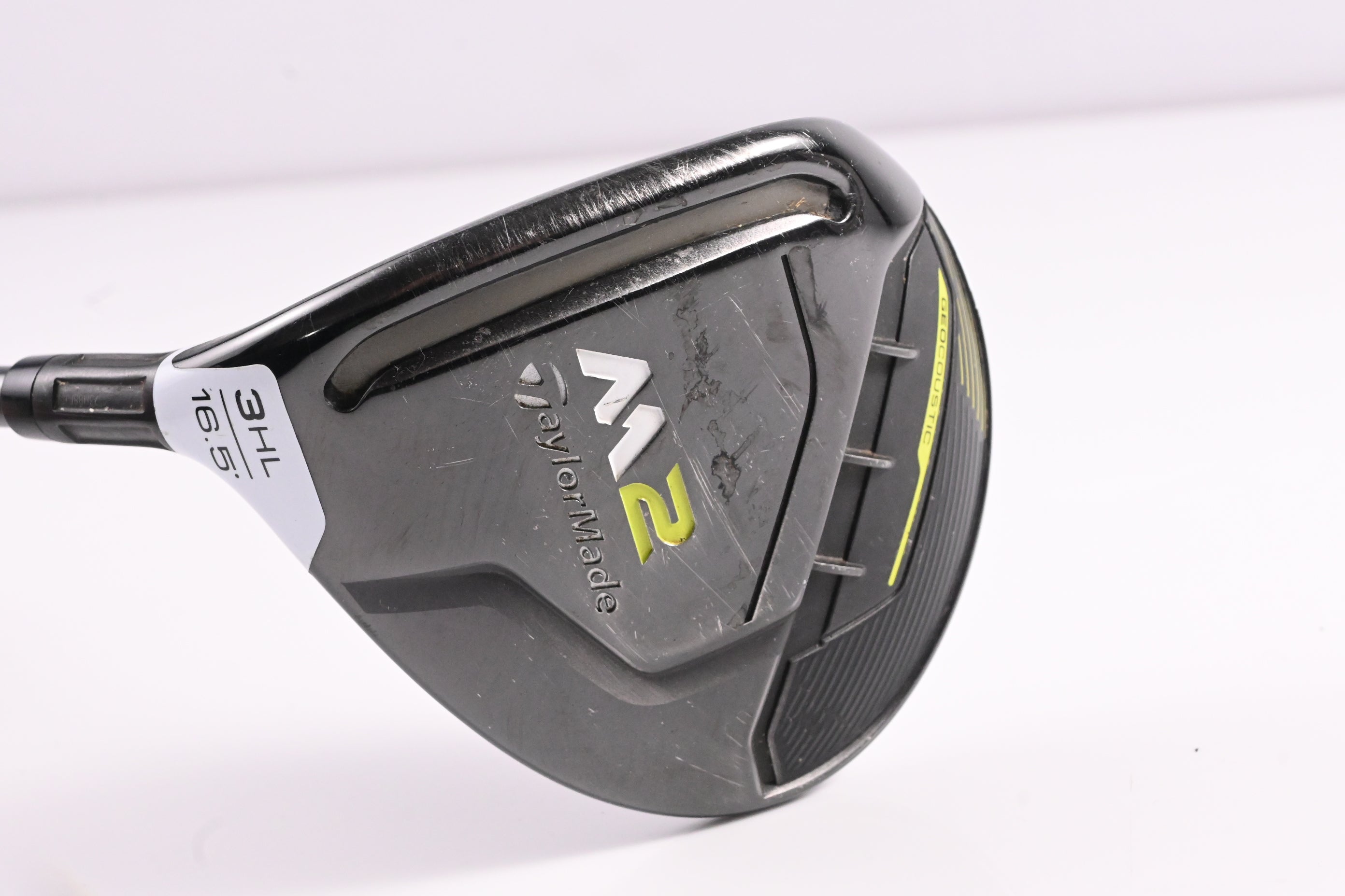 Left Hand Taylormade M2 2017 #3 Wood / 16.5 Degree / Regular Flex REAX 55 Shaft