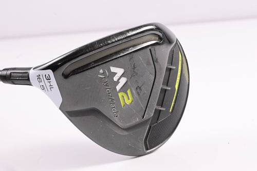 Left Hand Taylormade M2 2017 #3 Wood / 16.5 Degree / Regular Flex REAX 55 Shaft