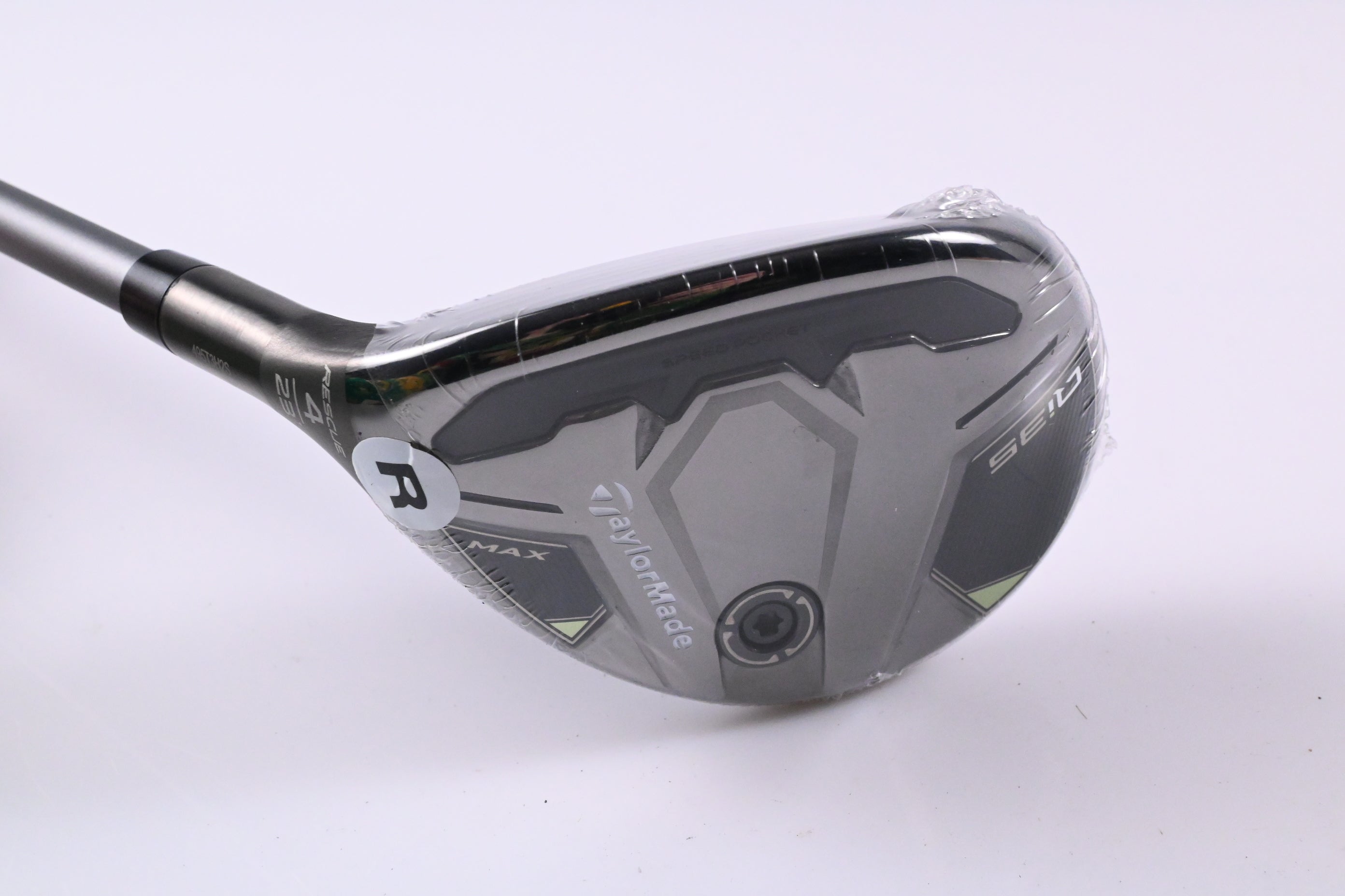 Left Hand Taylormade Qi35 Max #4 Hybrid / 23 Degree / Regular Flex Air Speeder 50