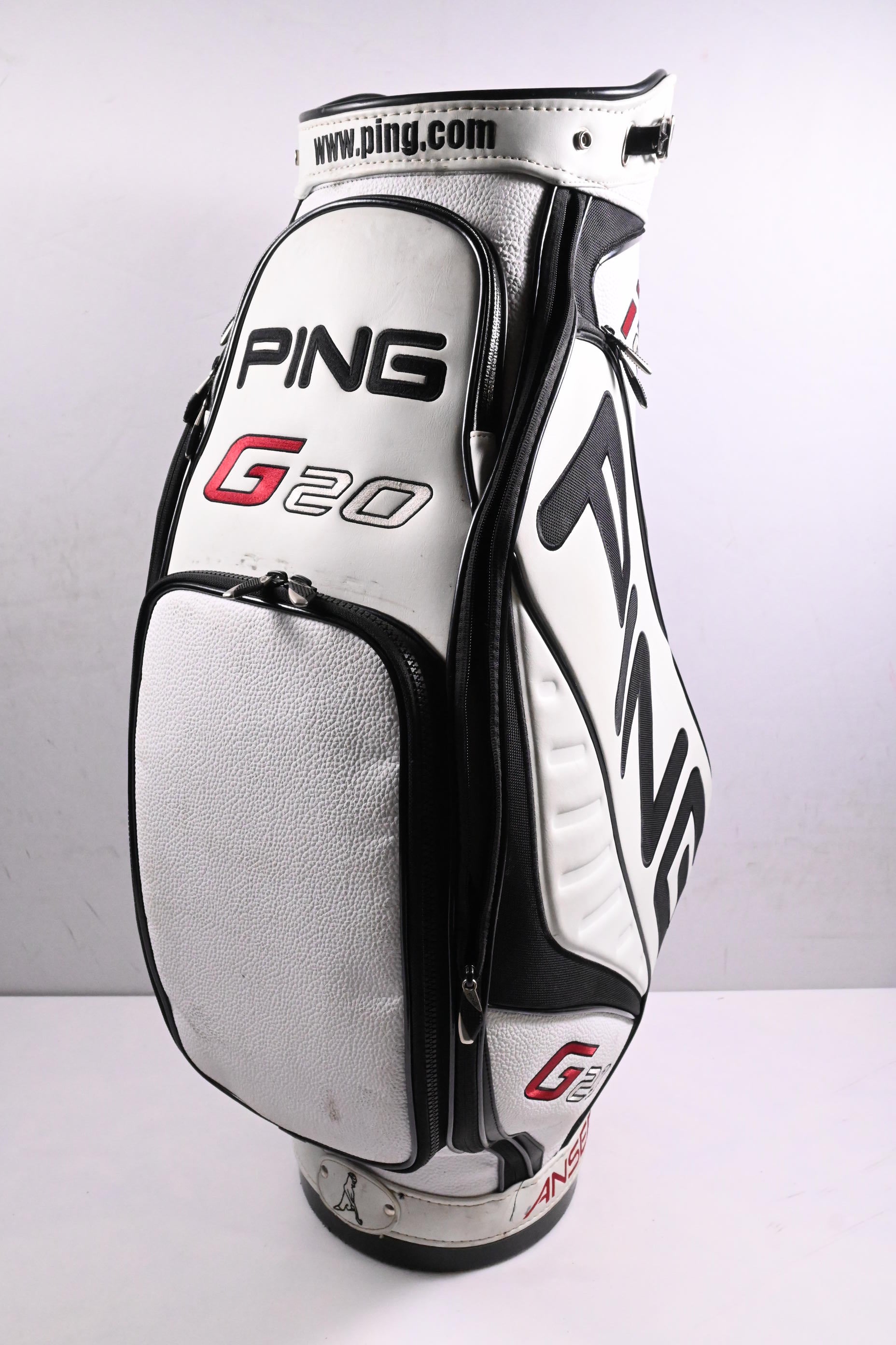 Ping G20 Tour Bag / 6-Way Divider / White, Black