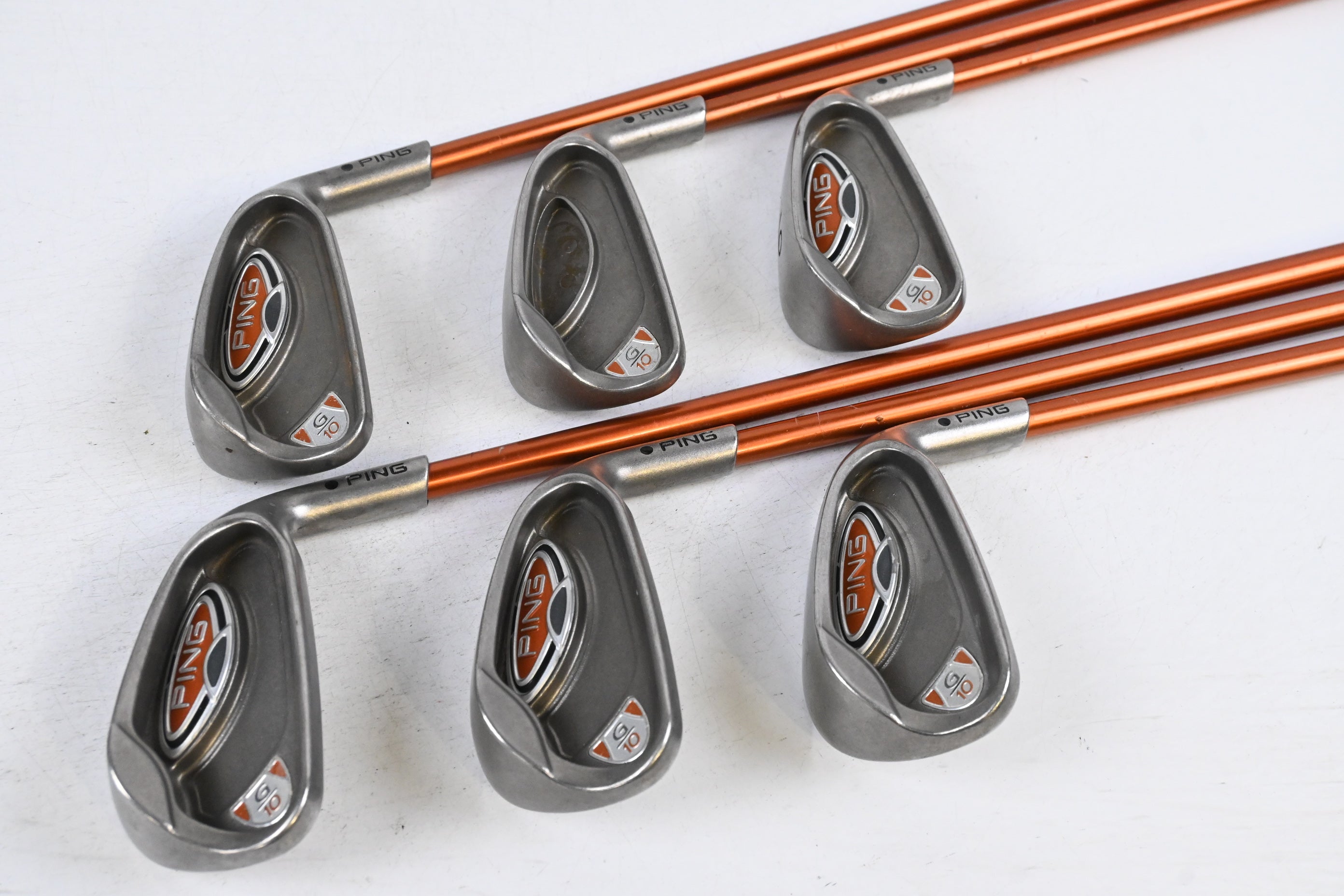 Ping G10 Irons / 4-9i / Black Dot / Regular Flex Ping TFC 129 Shafts