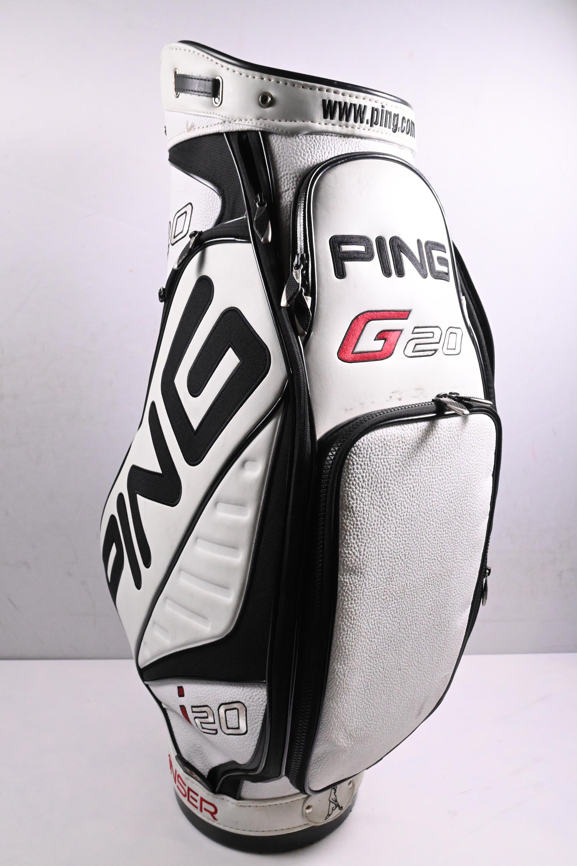 Ping G20 Tour Bag / 6-Way Divider / White, Black