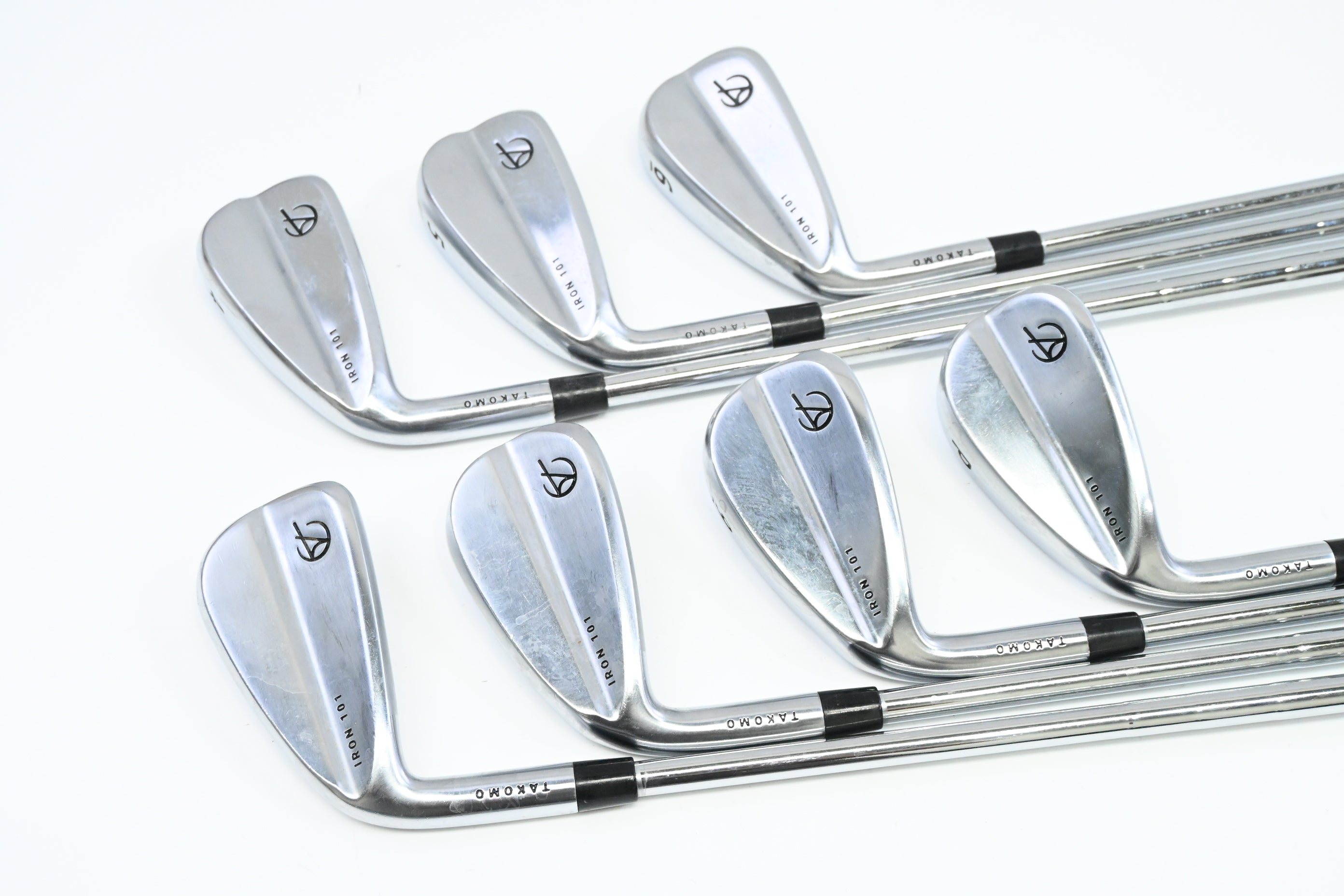 Left Hand Takomo 101 Irons / 4-PW / Stiff Flex KBS Tour Lite