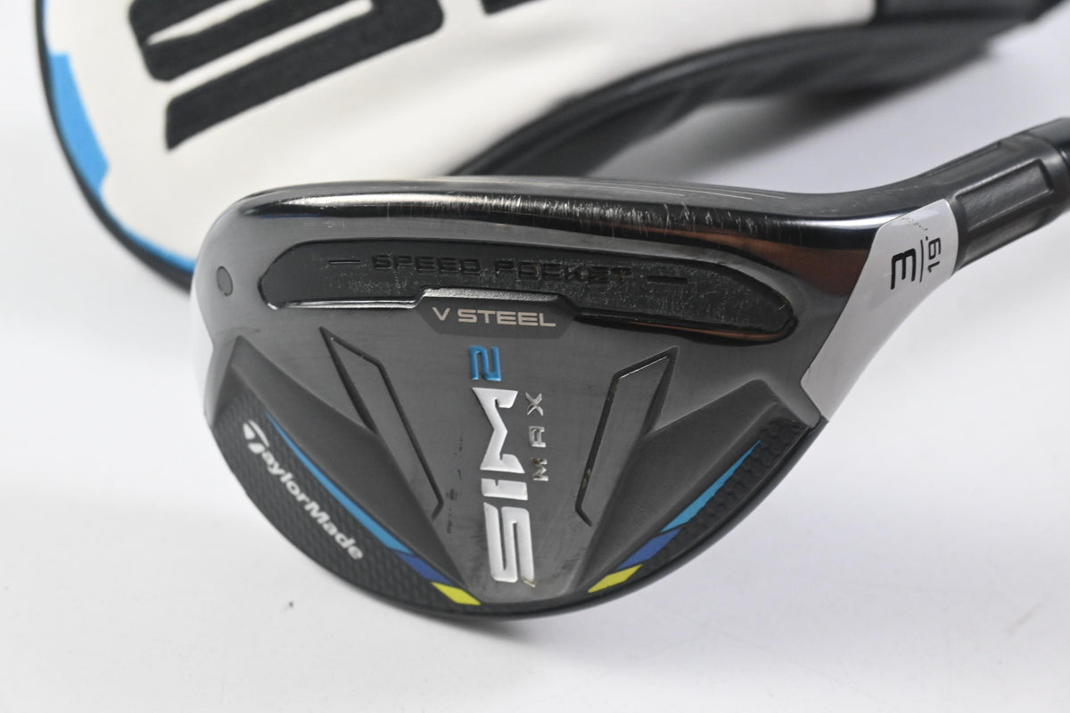 Taylormade SIM2 Max #3 Hybrid / 19 Degree / Regular Flex Ventus Blue 6 Shaft
