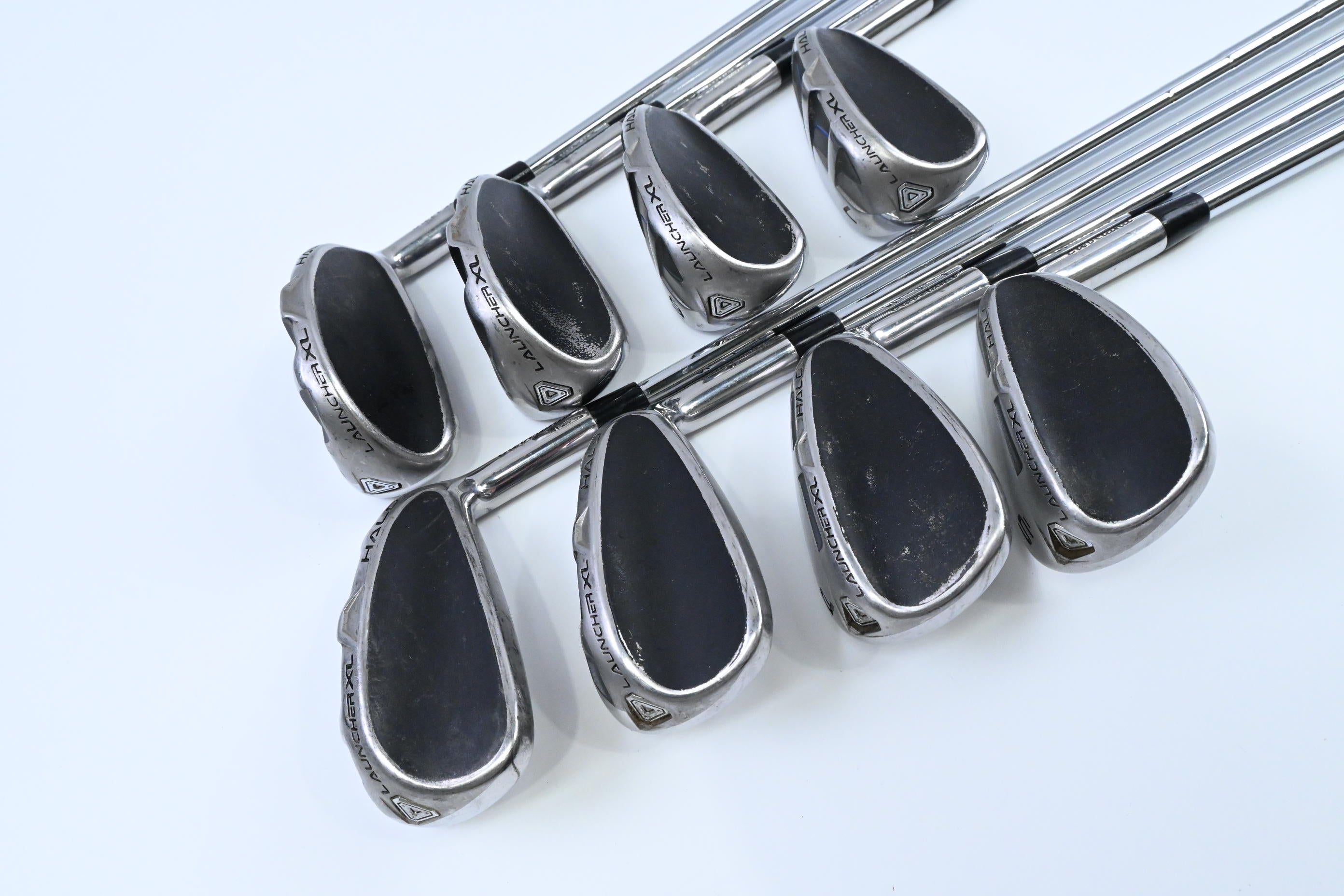 Cleveland Launcher XL Halo Irons / 4-PW+SW / Regular Flex XP 90 R300 Shafts