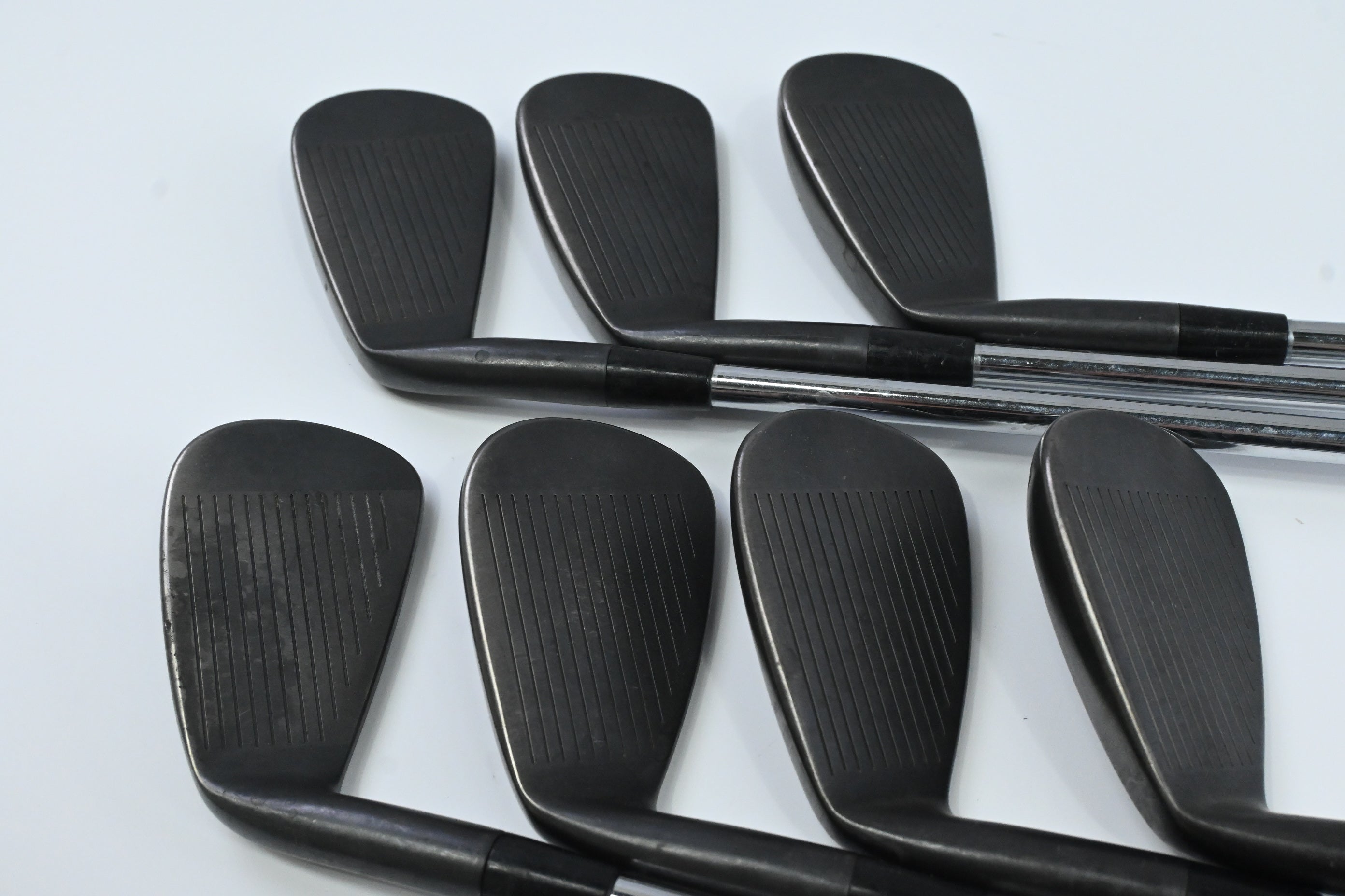 Cobra King Forged Tec 2023 Black Irons / 4-PW / Stiff Flex KBS $-Taper Lite