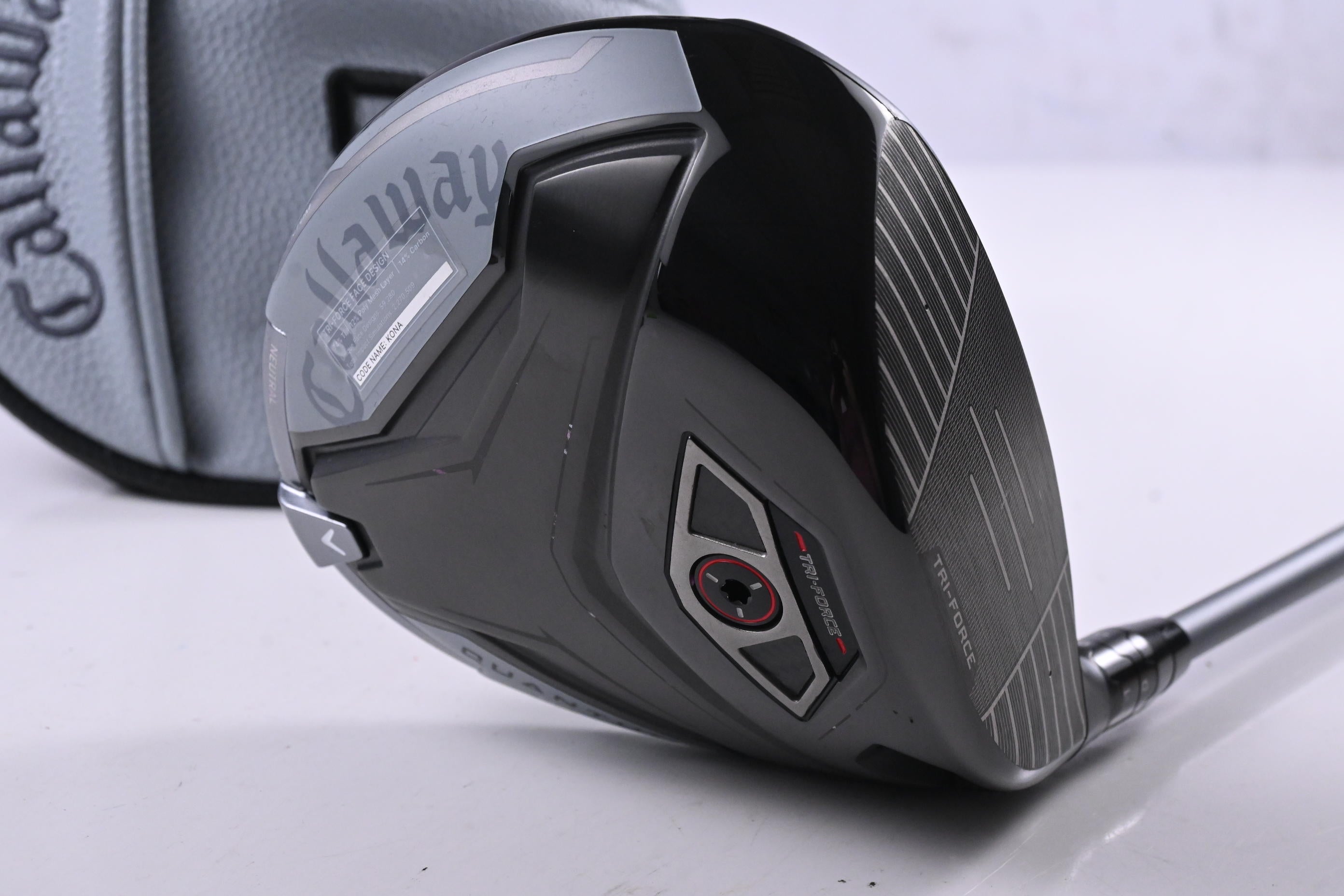 Callaway Quantum Max Driver / 9 Degree / Stiff Flex Denali Frost Silver 50 Shaft