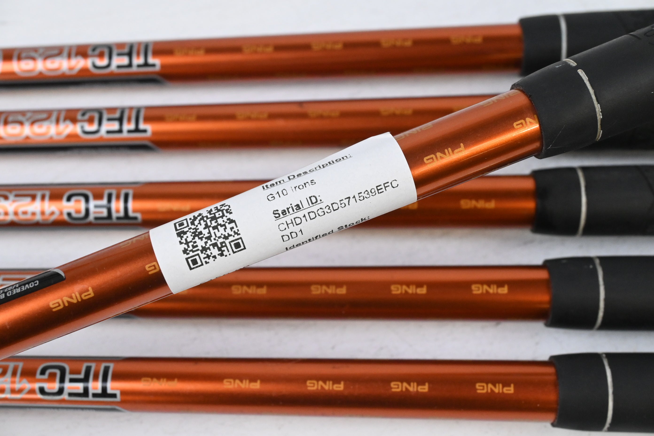 Ping G10 Irons / 4-9i / Black Dot / Regular Flex Ping TFC 129 Shafts