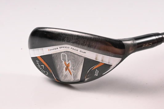 Callaway X2 Hot Pro #4 Hybrid / 20 Degree / Stiff Flex Aldila Tour Green 75