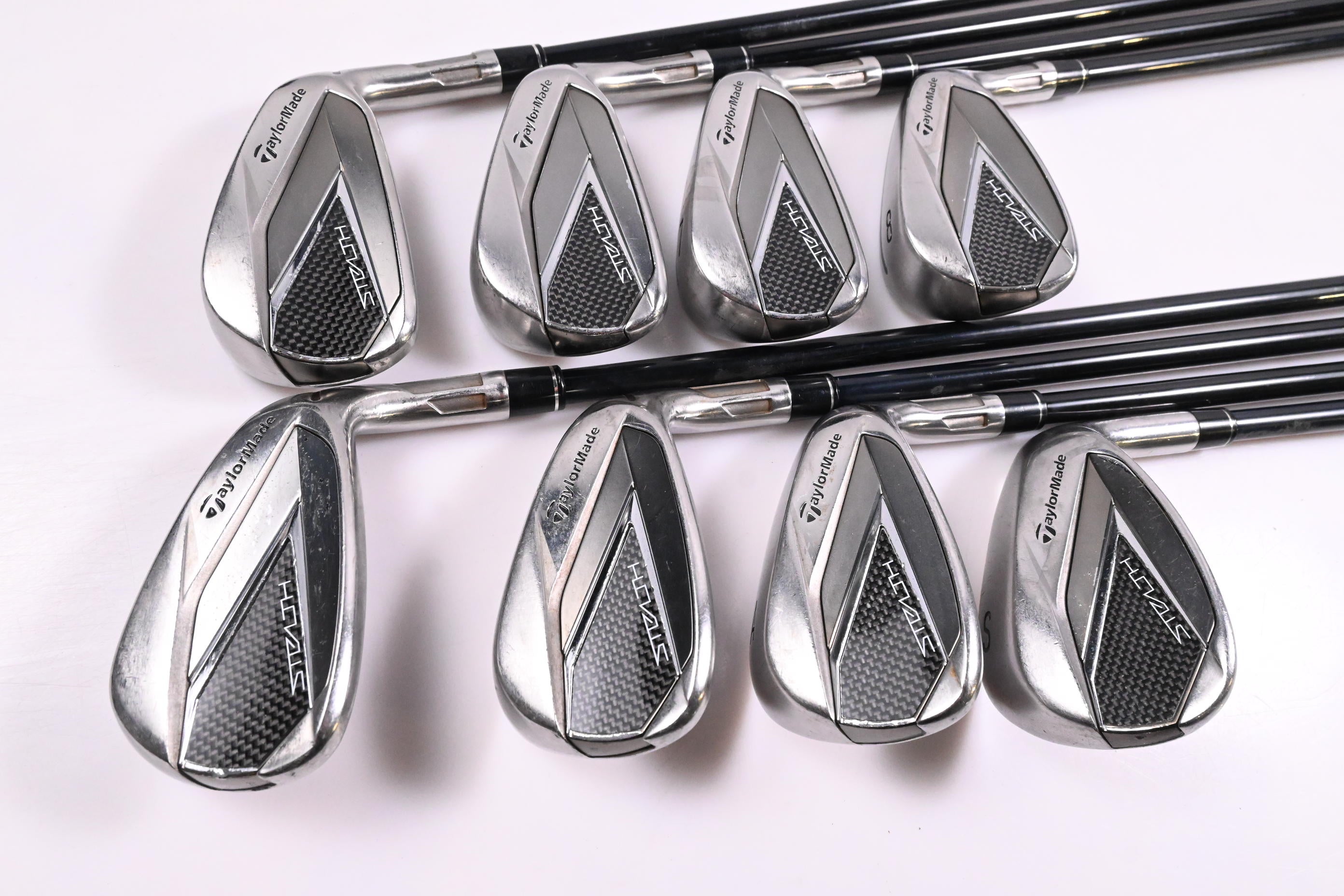 Taylormade Stealth Irons / 5-PW+GW+SW / Regular Flex Ventus Red 6 Shafts