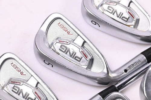 Left Hand Ping Anser 2014 Irons / 4-PW / Black Dot / Regular Flex Ping CFS