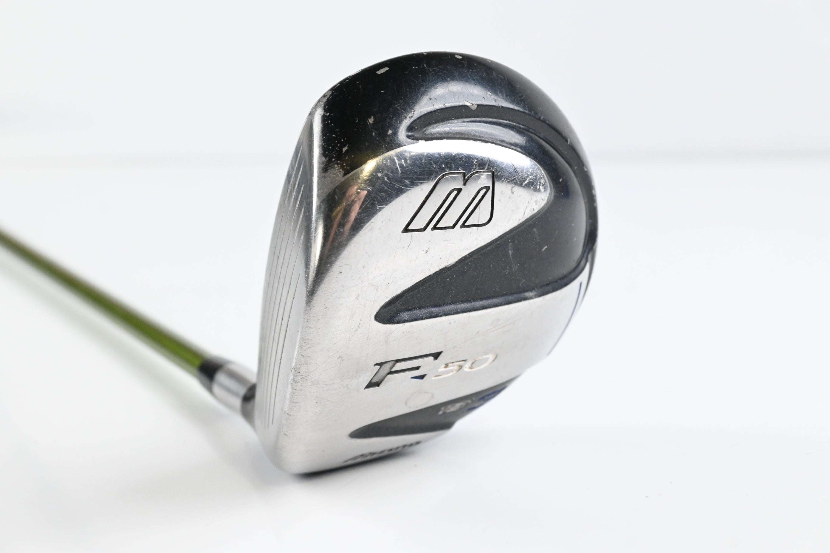 Left Hand Mizuno F-50 #3 Wood / 15 Degree / Stiff Flex Aldila NV 65 Shaft
