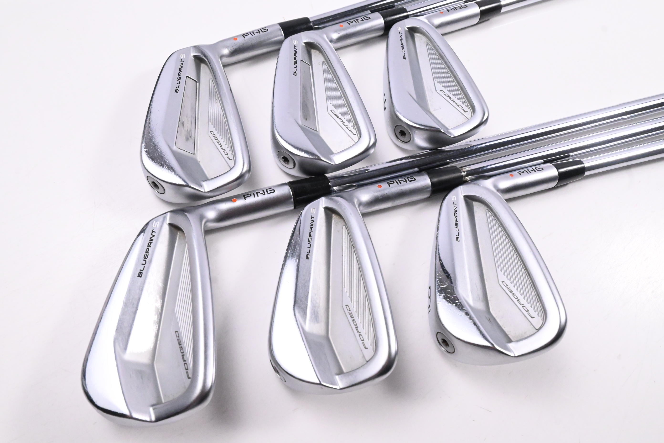 Ping Blueprint S Irons / 4-9i / Orange Dot / Stiff Flex Dynamic Gold 120 S300